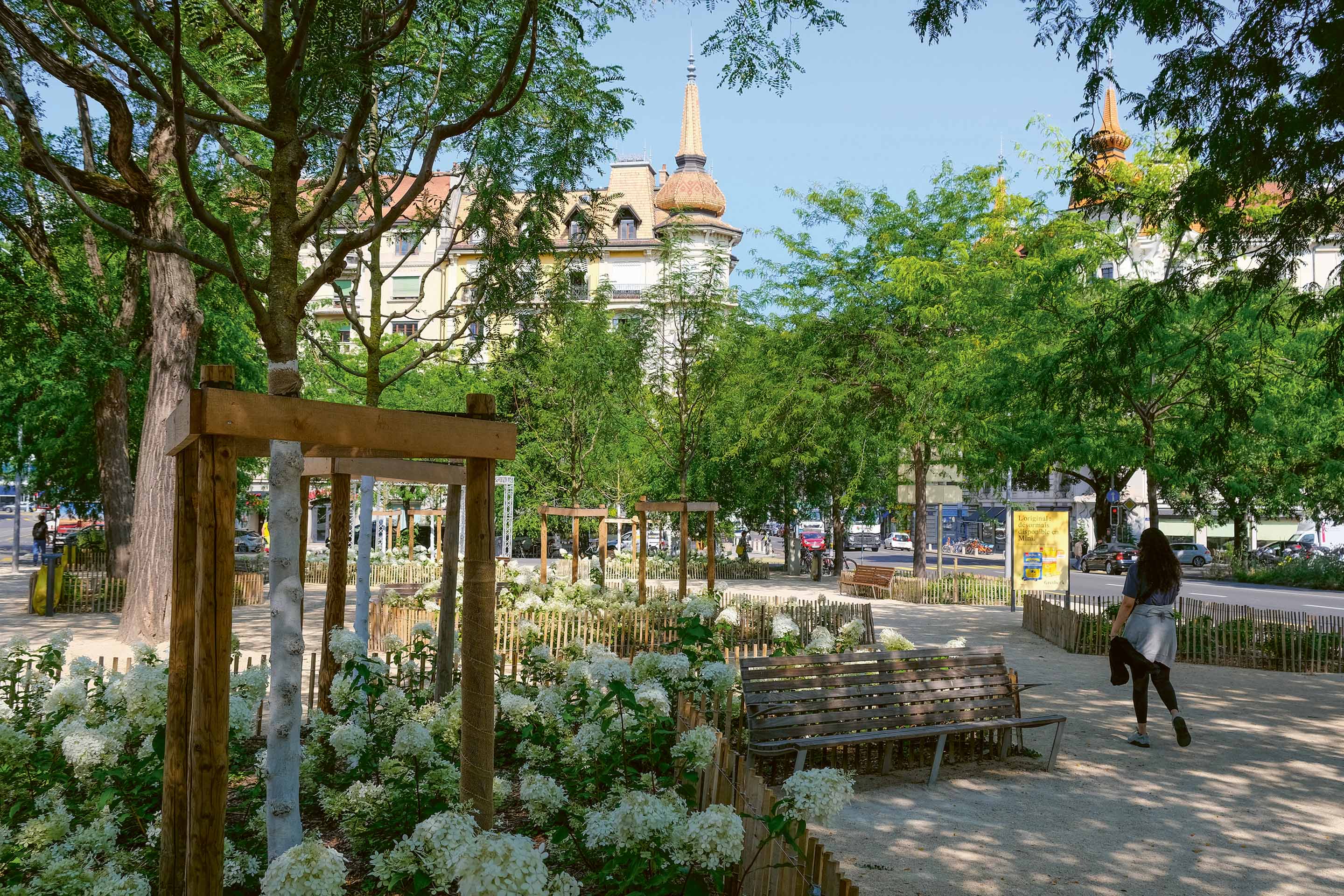 Place du Pré-l’Évêque, Genf.  Foto: Lionel Devaux, Ville de Genève