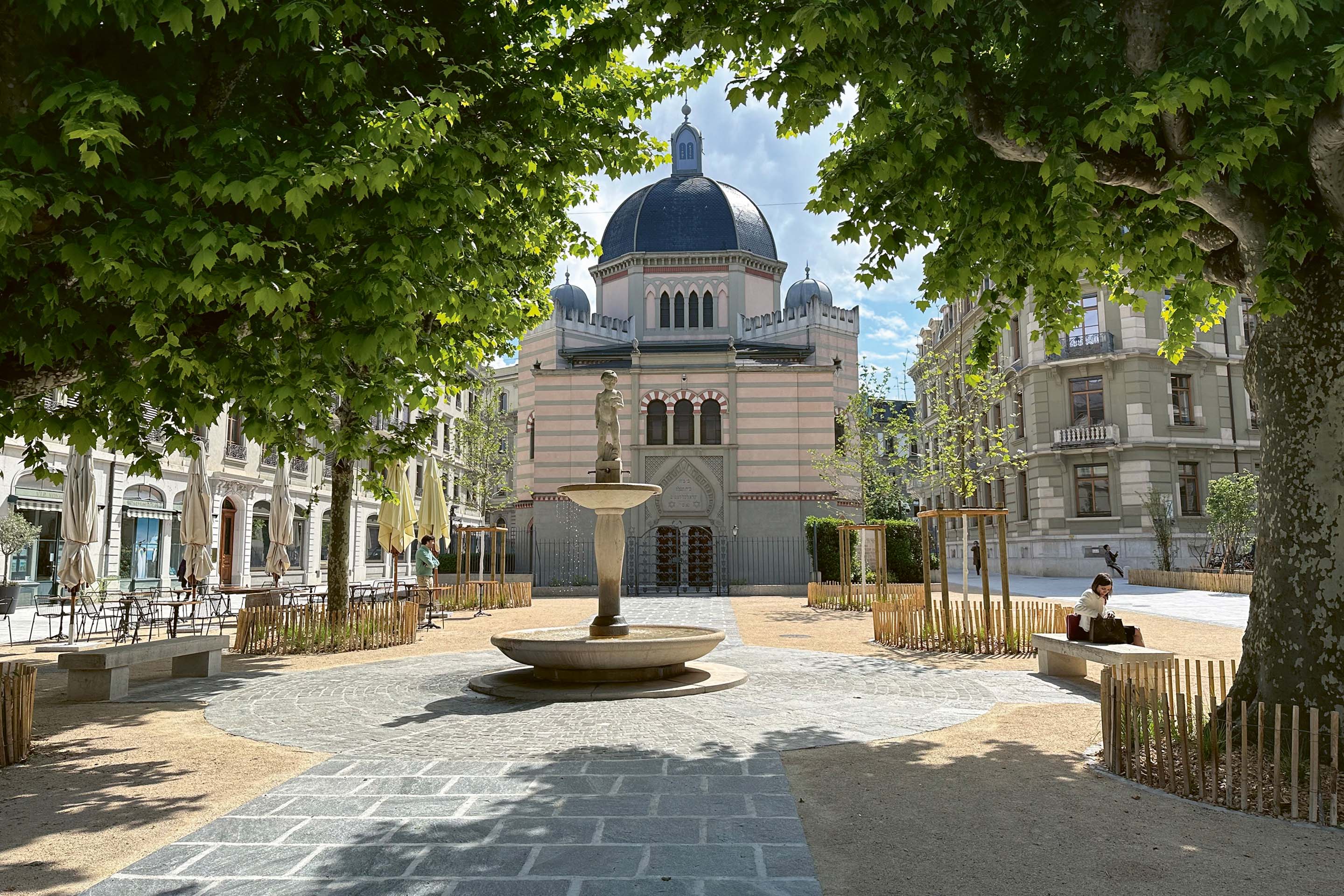 Place de la Synagogue, Genf. Foto: Vimade