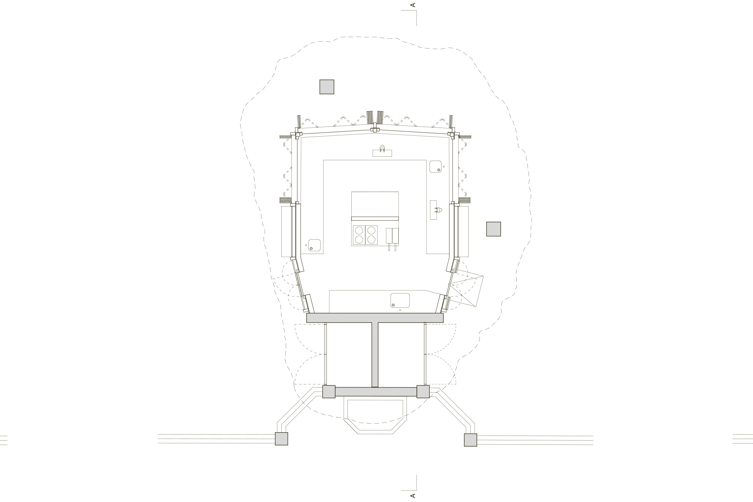 Grundriss Pavillon