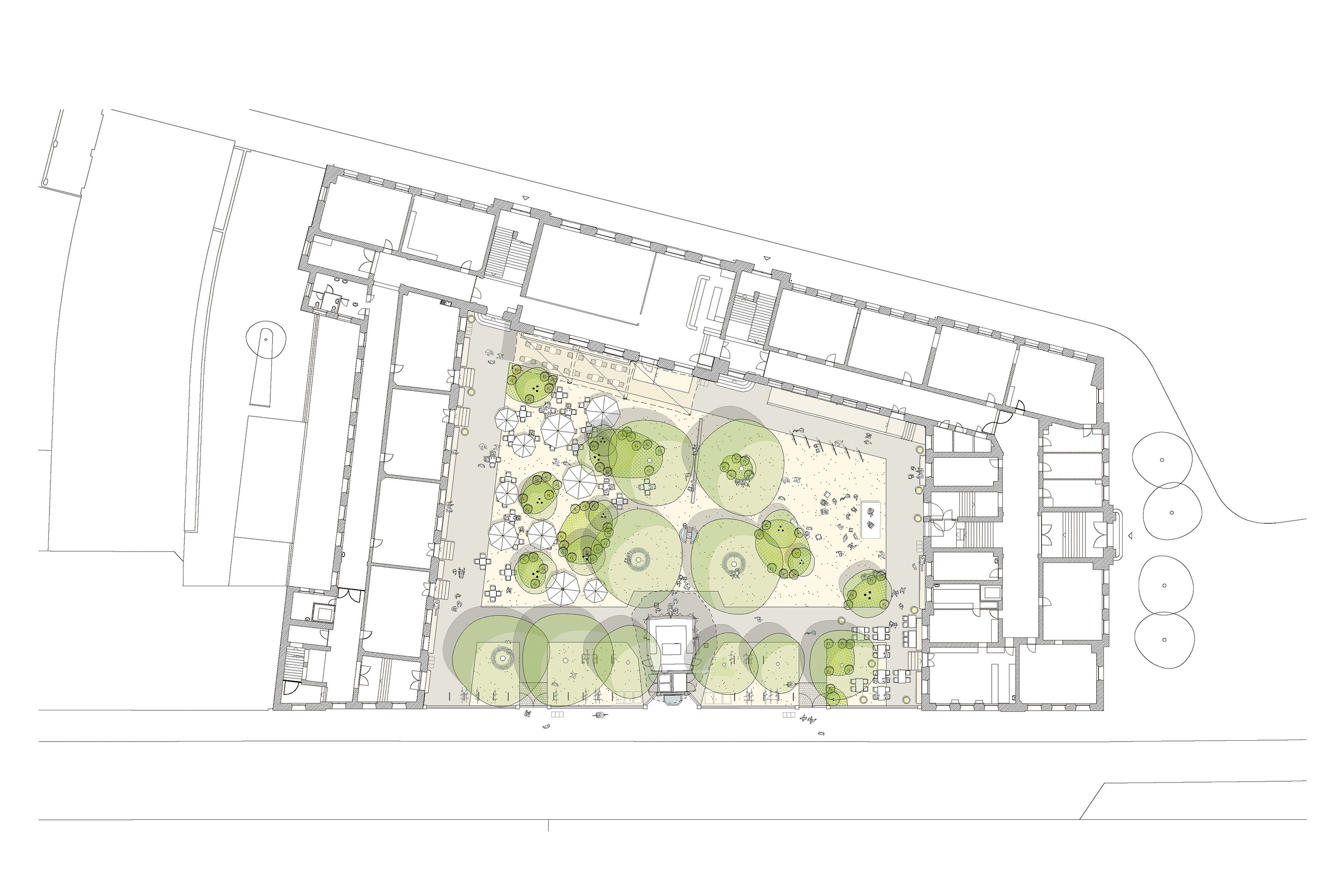 Plan des Freiraums PROGR, Bern.