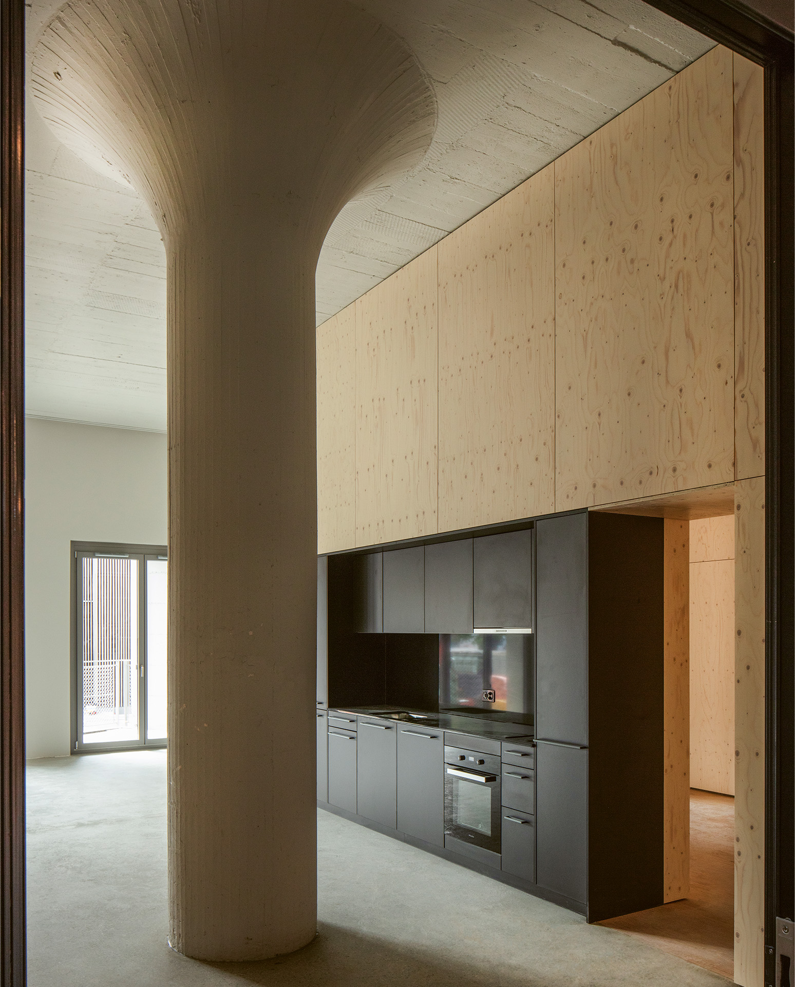 Intérieur d’un appartement-loft au niveau 0, Creative Factory Renens