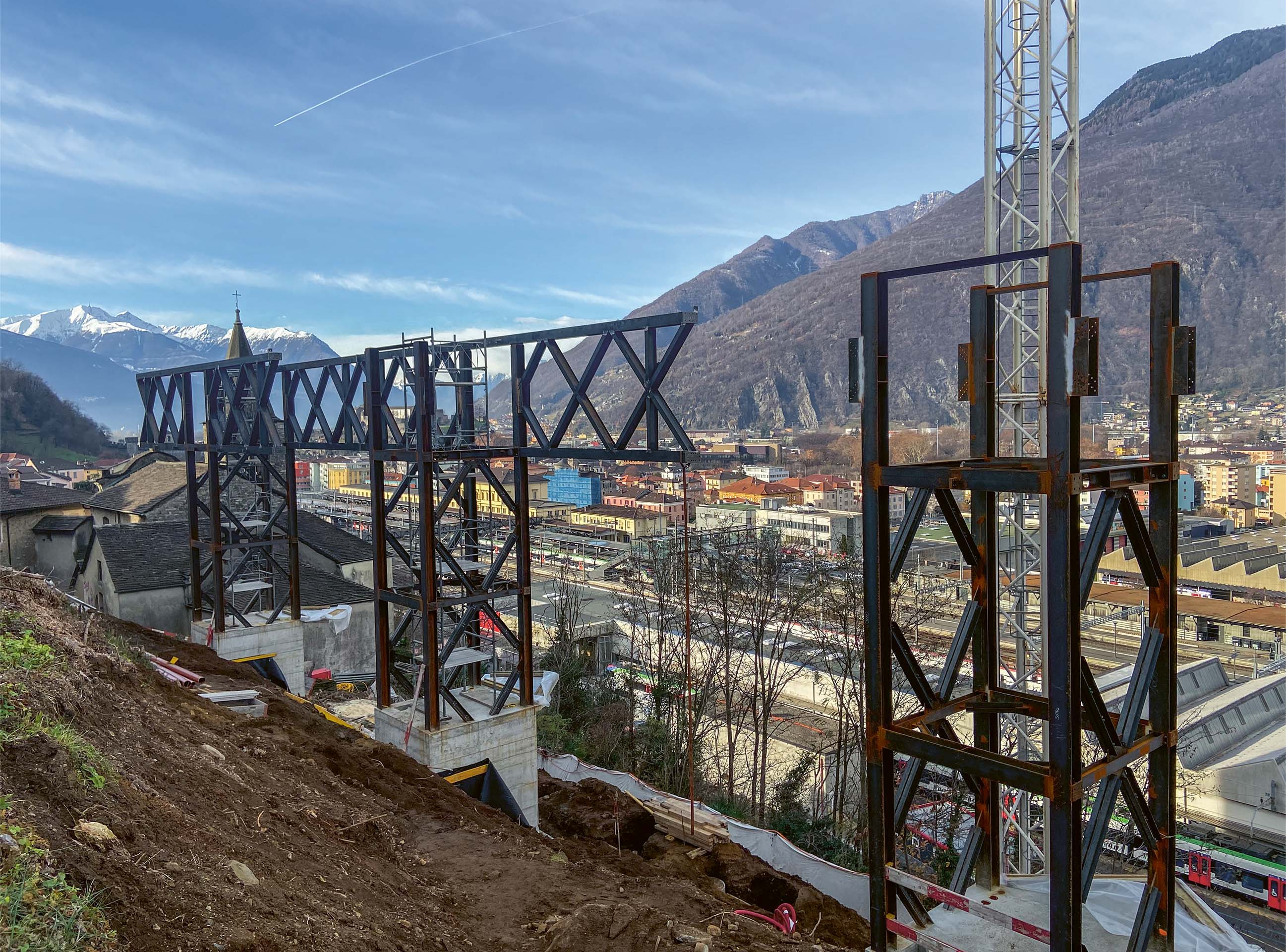 Stahl Haus Daro Baustelle Bild