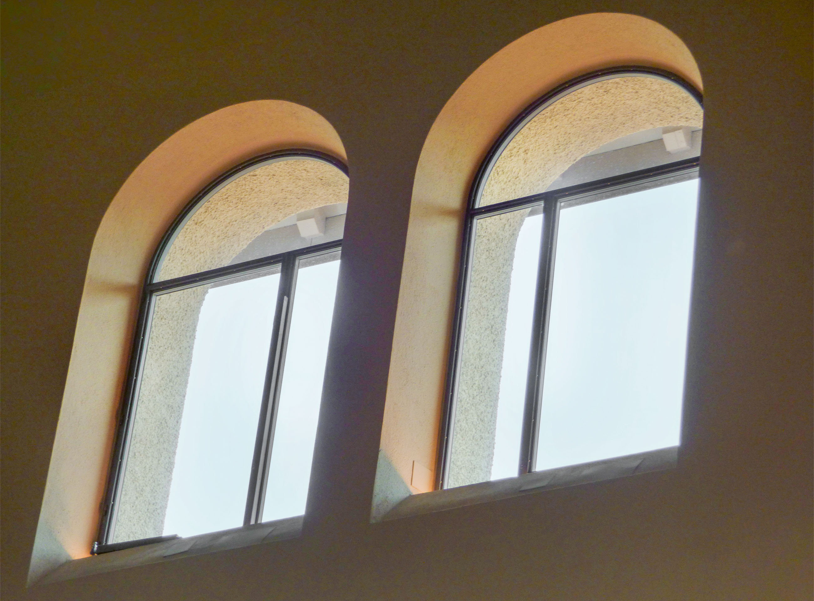 Stahl Kirche Wiedikon Herz Jesu Fensterrahmen Bild