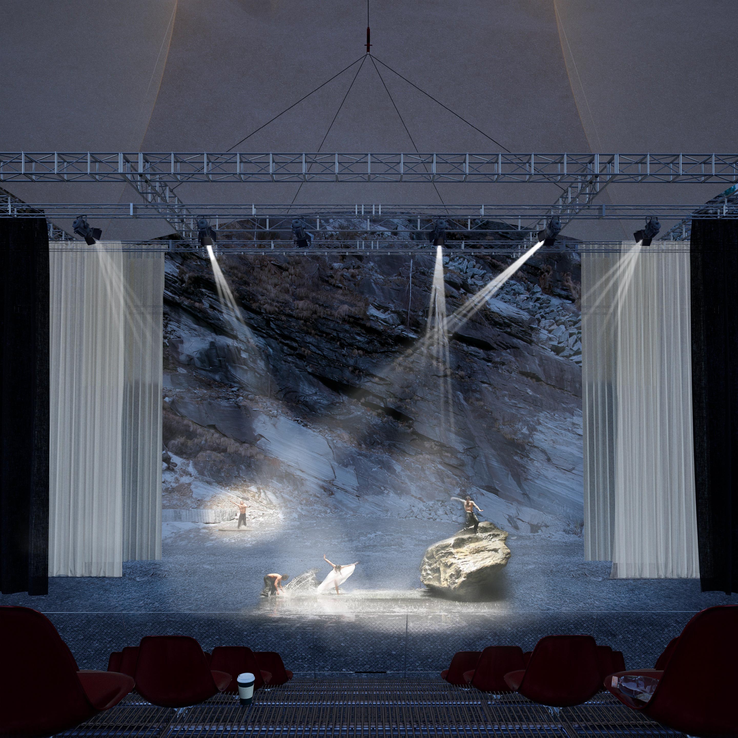 Elisa Valentina Botti, atelier Miller Progetto: The Quarry as a stege: Reactivation of a Post-Industrial Void Zona Partus Quarry
