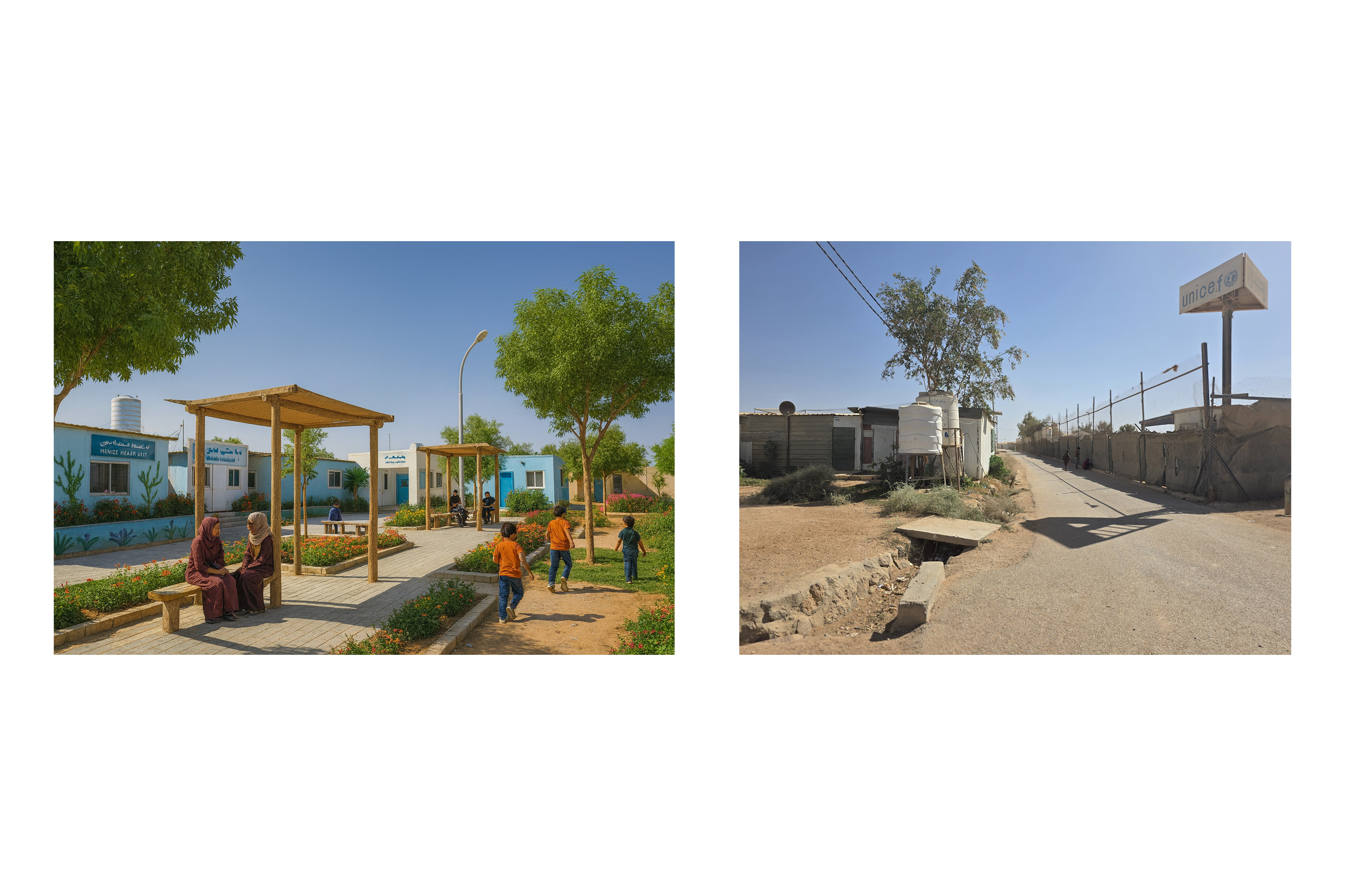 From service corridor to dignified health environment in Zaatari Camp.