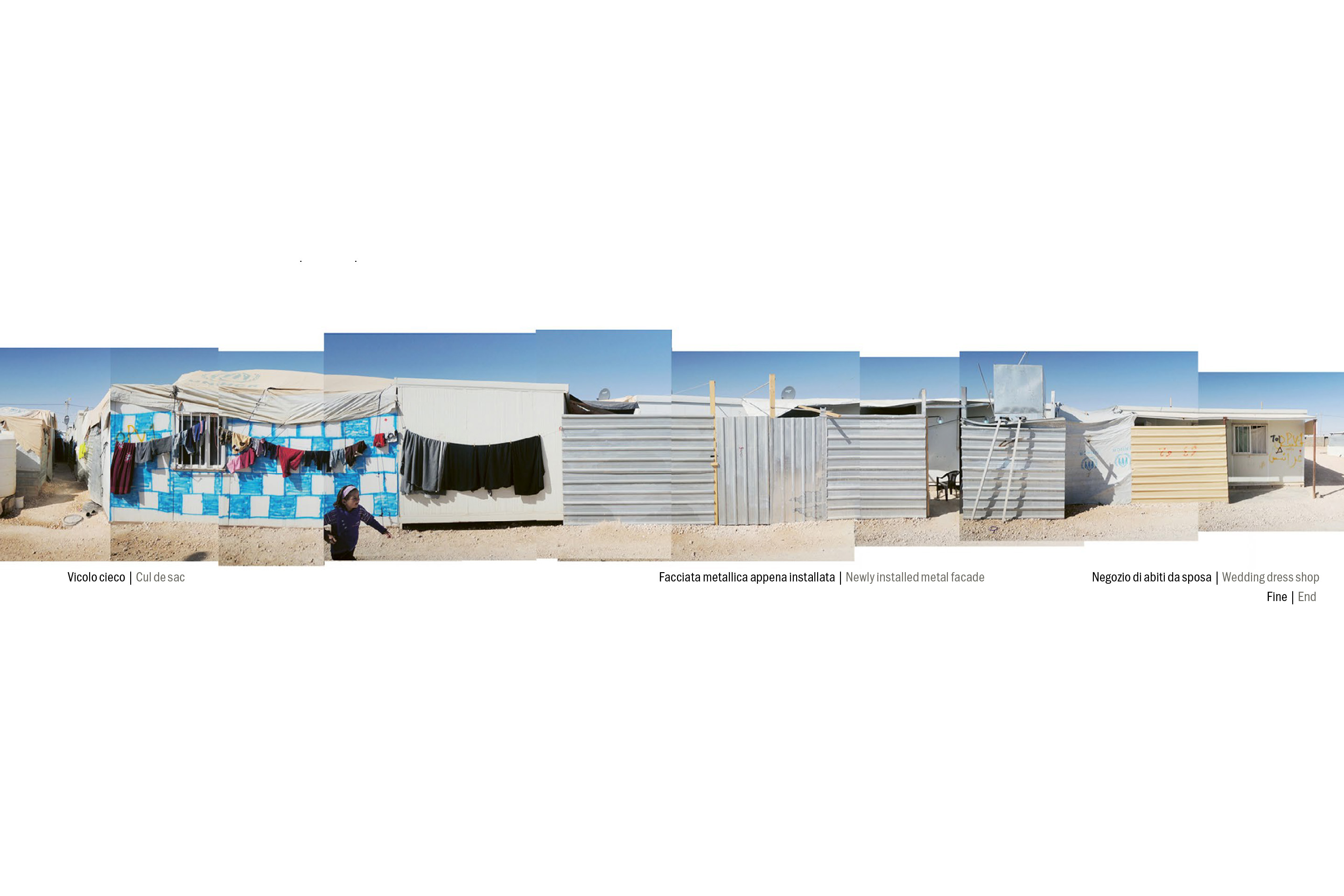 The facades of the cluster diversified through economic and social activities