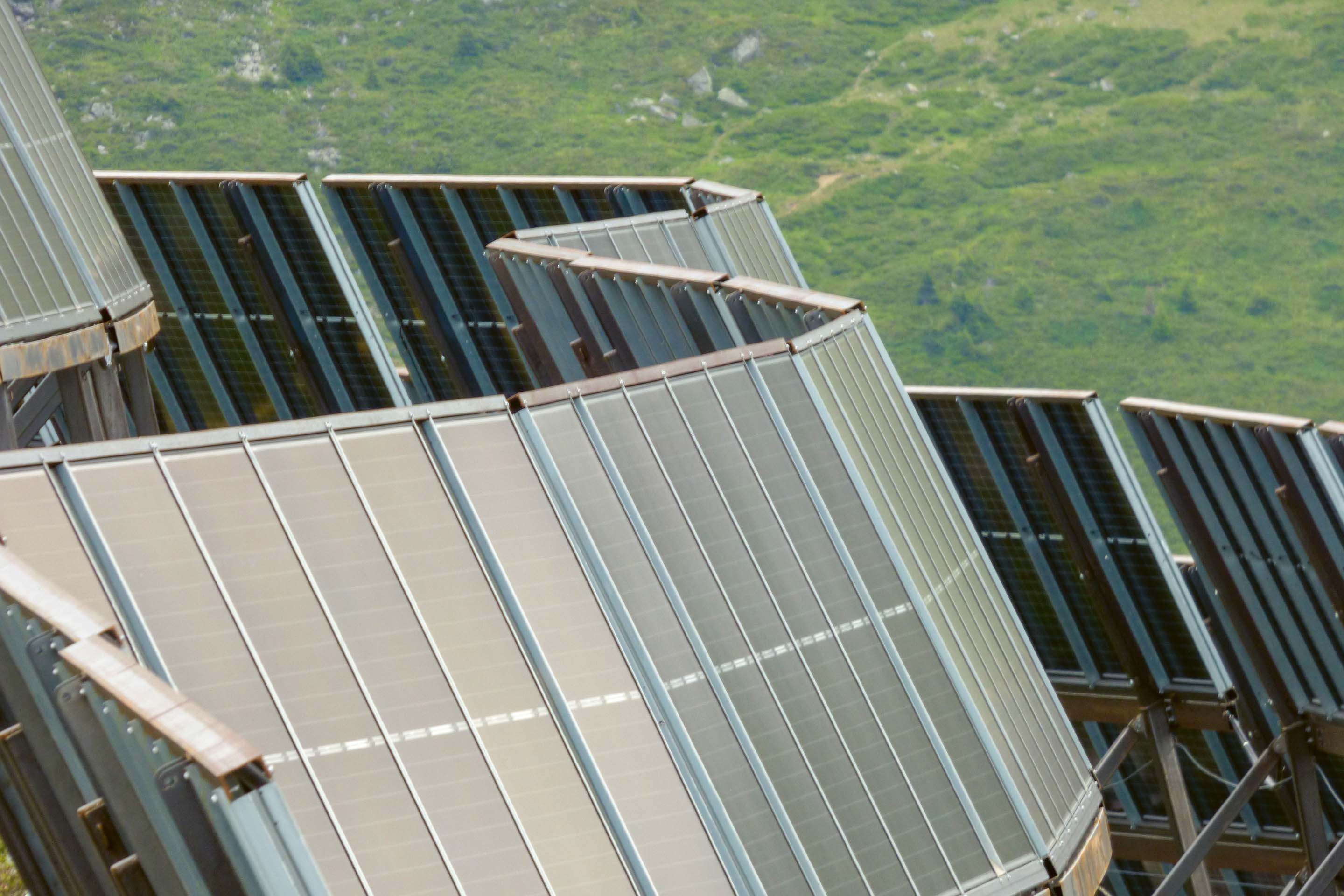 Solarmodule Madrisa PV Foto