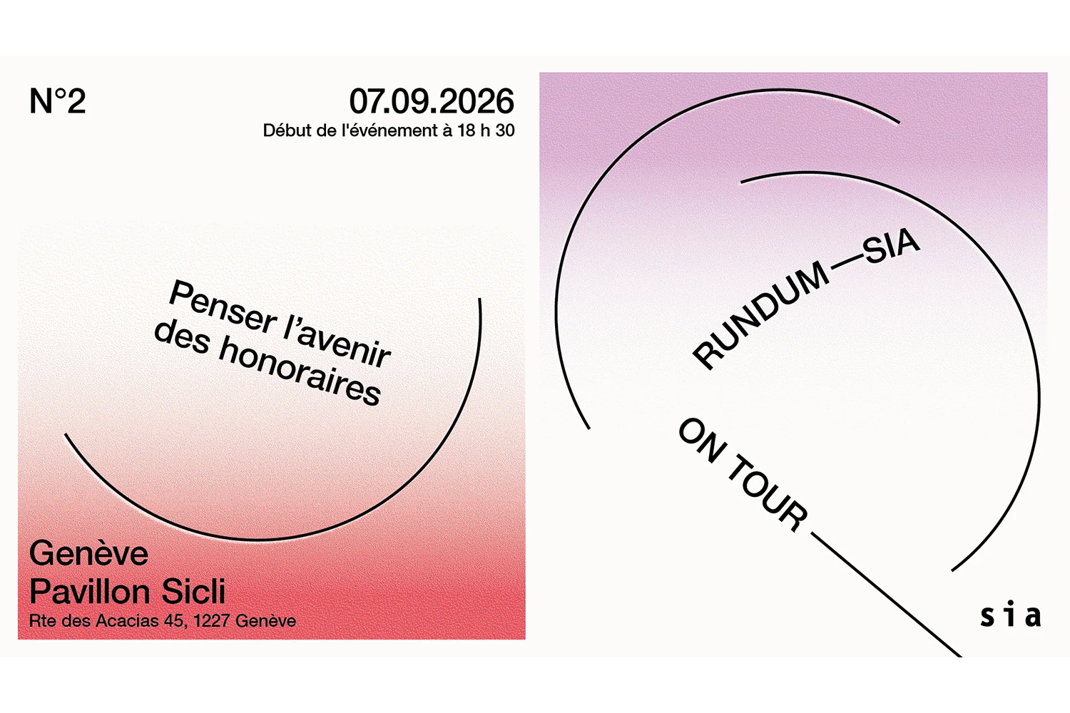 Rundum—SIA on tour 2026 N°2 | Penser l’avenir des honoraires, Genève, 7 septembre 2026