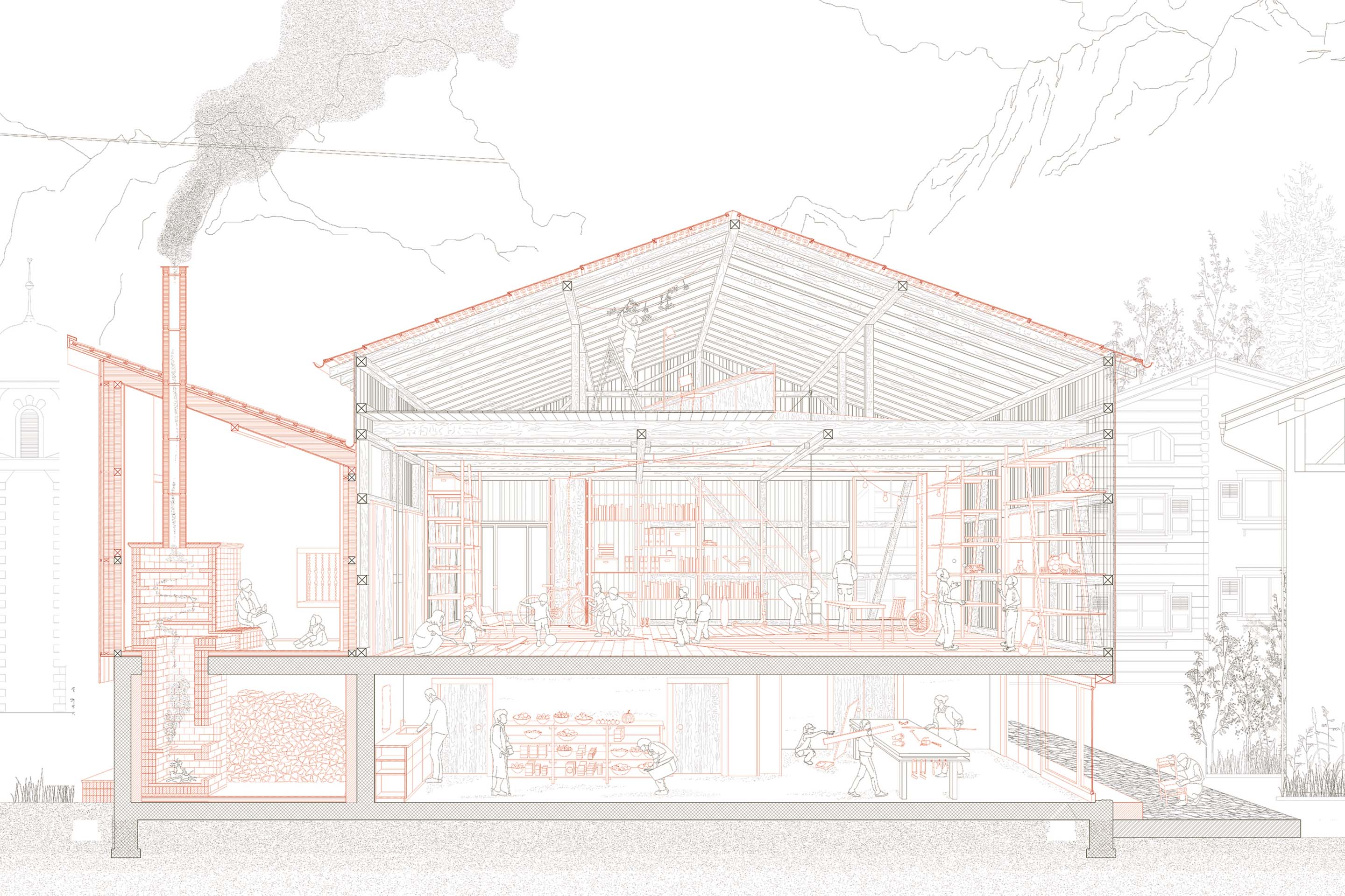 «Zum Beispiel Tartar», Masterarbeit von Samuel Giblin und Paula Kiener, Begleitung: Elli Mosayebi, Tino Schlinzig, ETH Zürich, 2025.