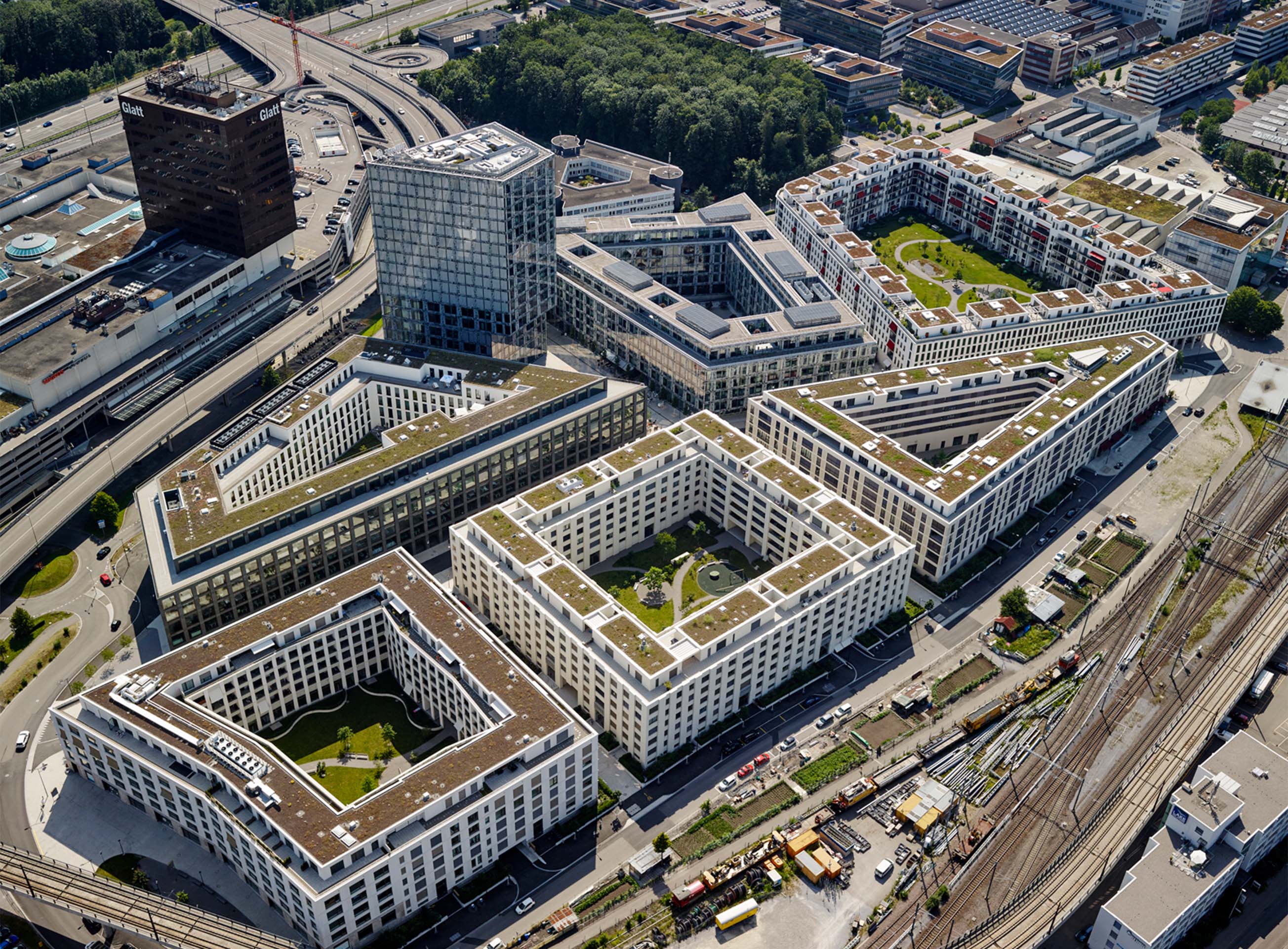 Richti Areal, Wallisellen (2014), masterplan Vittorio Magnago Lampugnani.