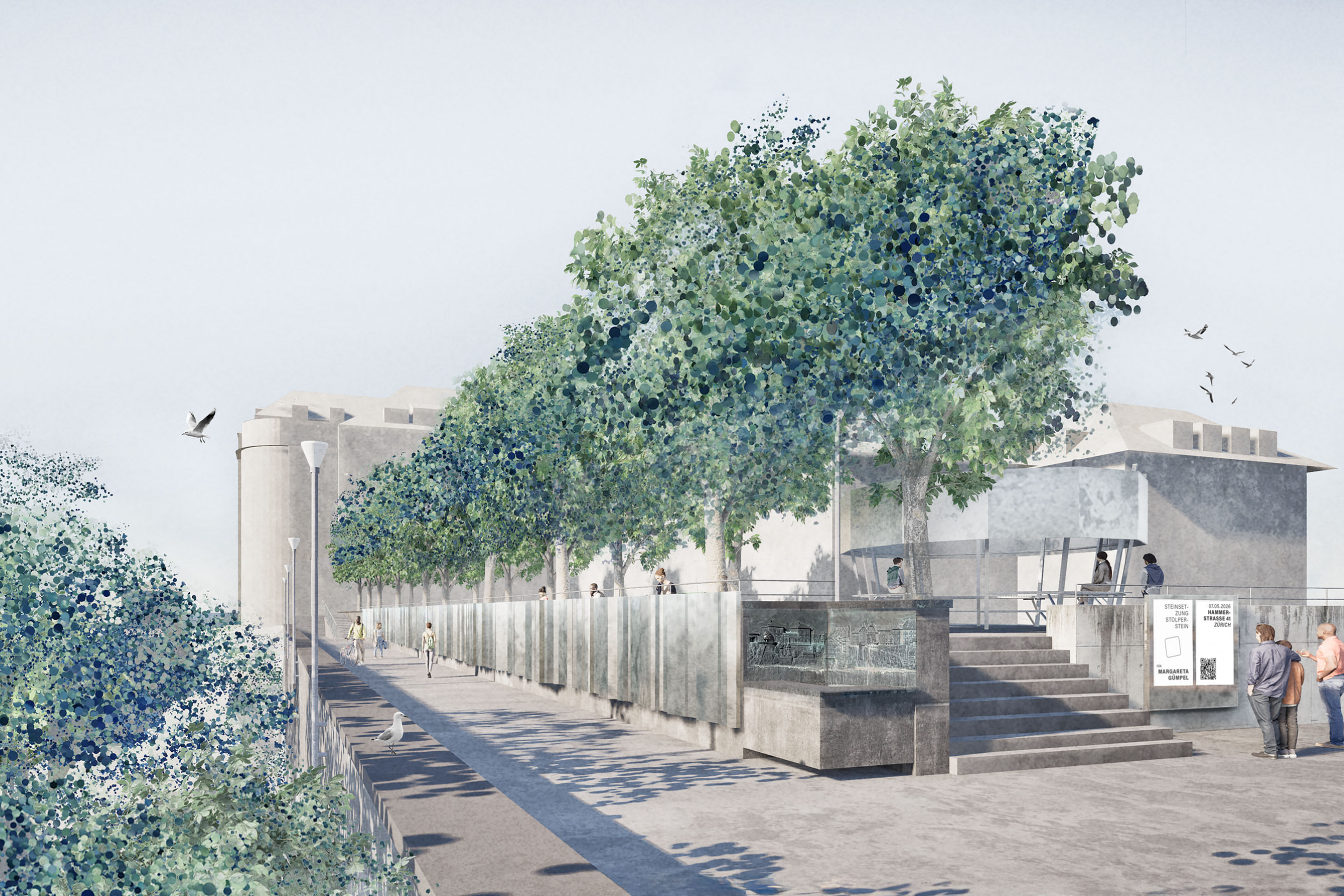 Schweizer Memorial Bern Visualisierung