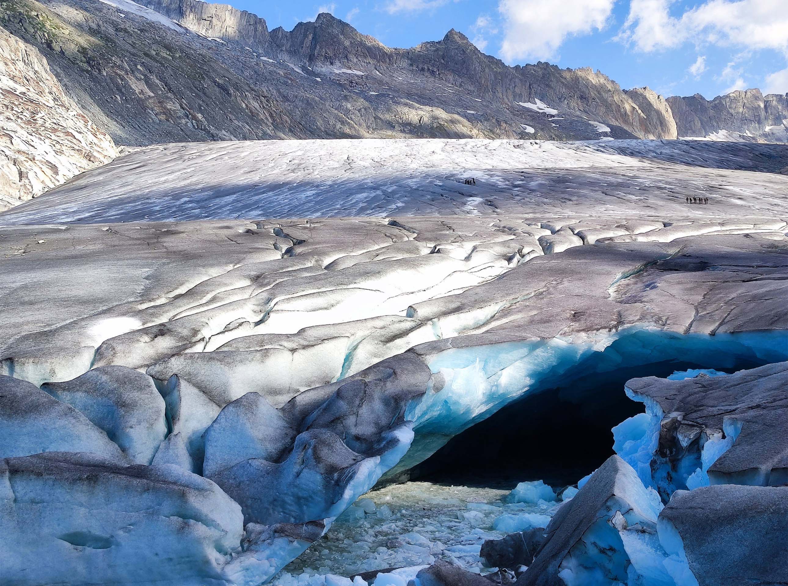 Rhonegletscher (VS) mit Gletschertor