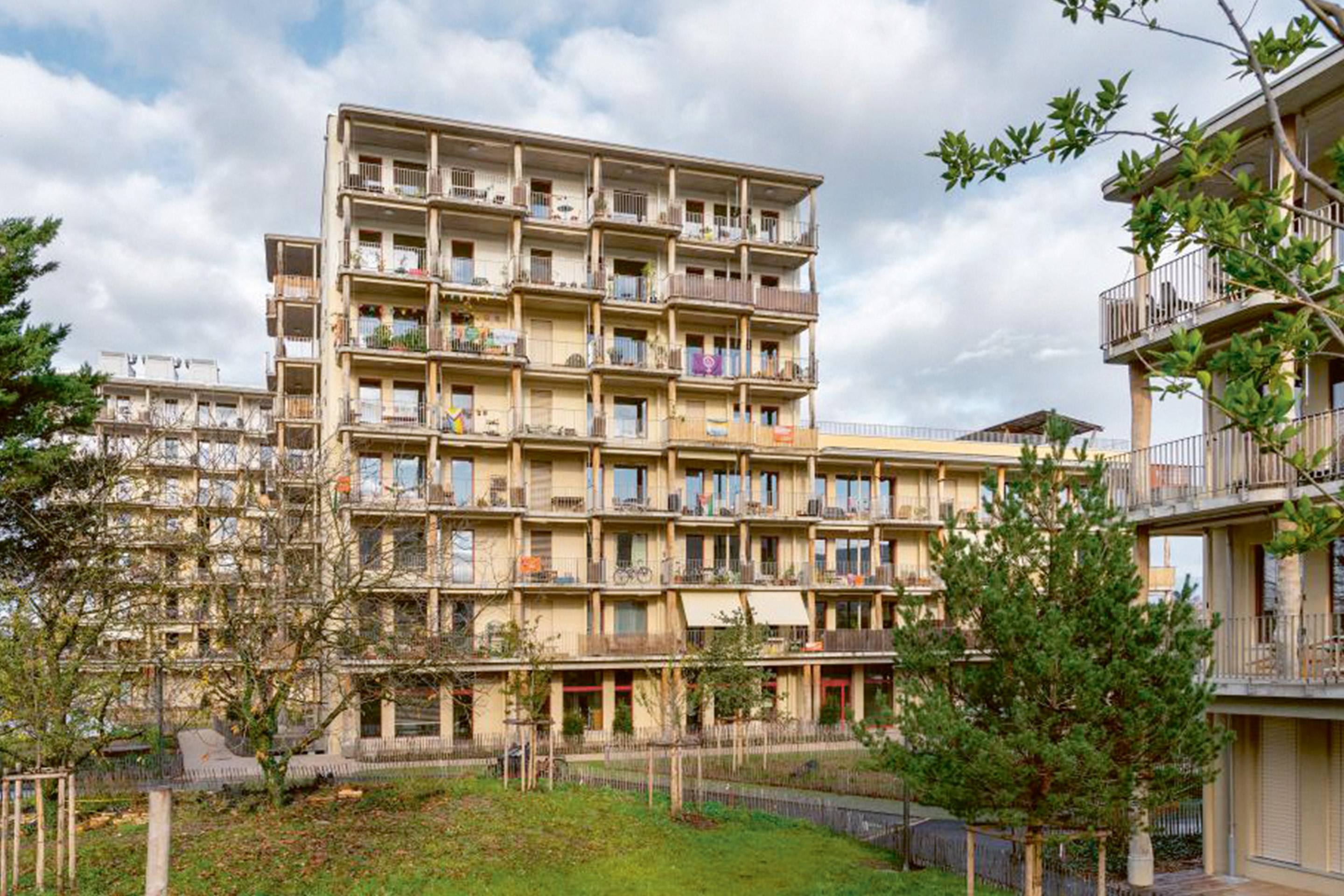 Immeuble résidentiel et commercial La Bistoquette, Plan-les-Ouates, 2025 (Coopérative La Bistoquette ; atba architecture énergies ; EDMS ; JPF-DUCRET)