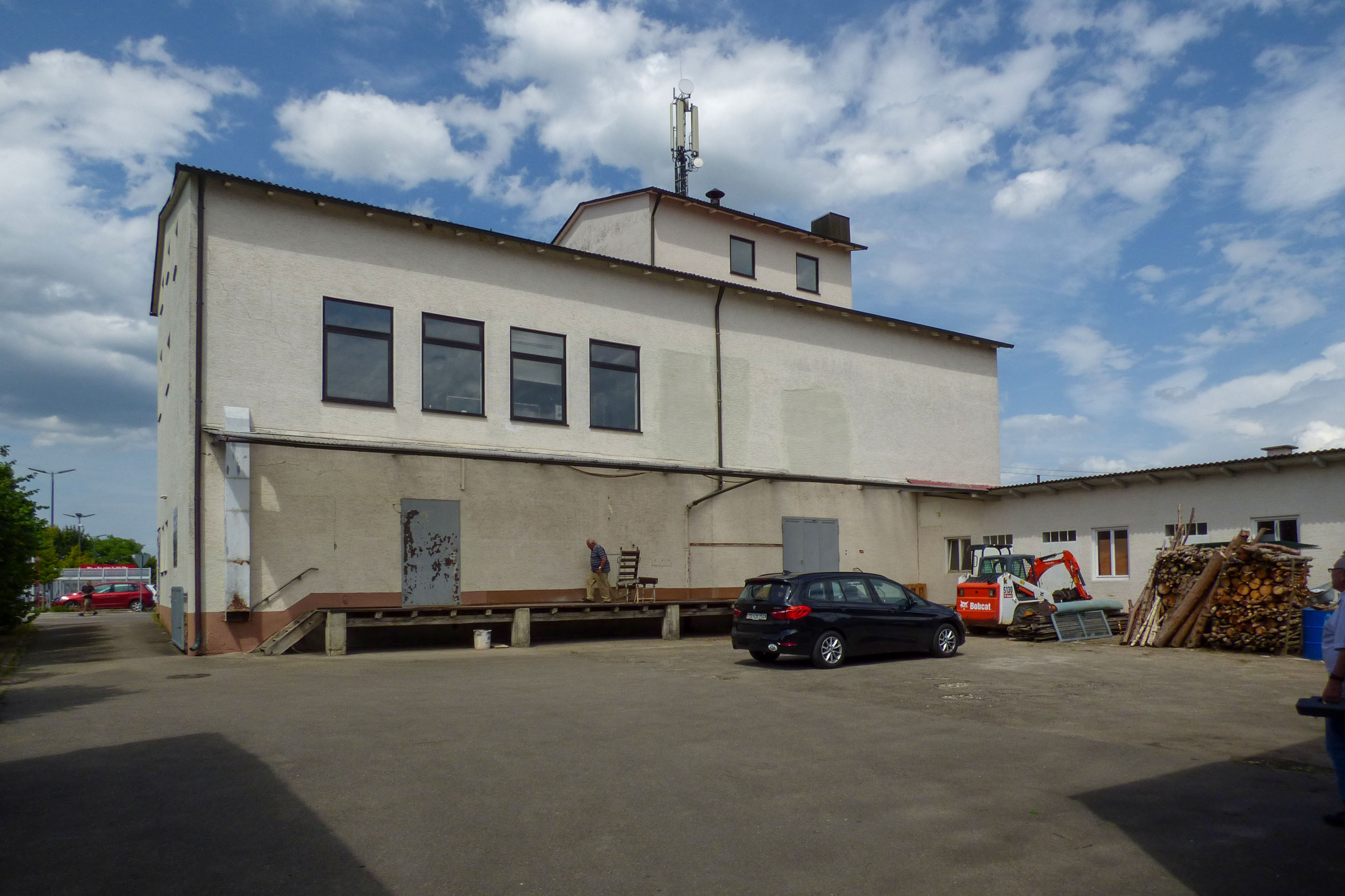 Hof der ehemaligen Brauerei.