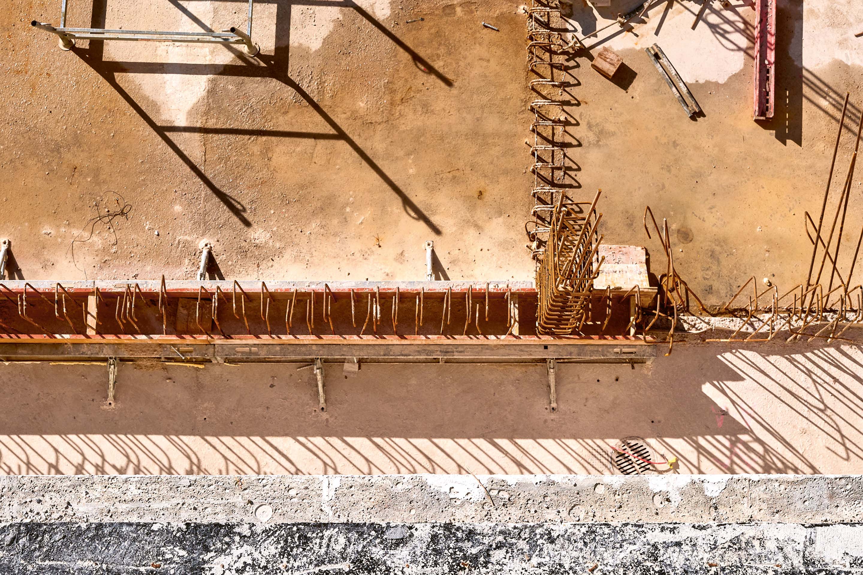 Fondazione su zattera LC3 nel cantiere del Double Deck.