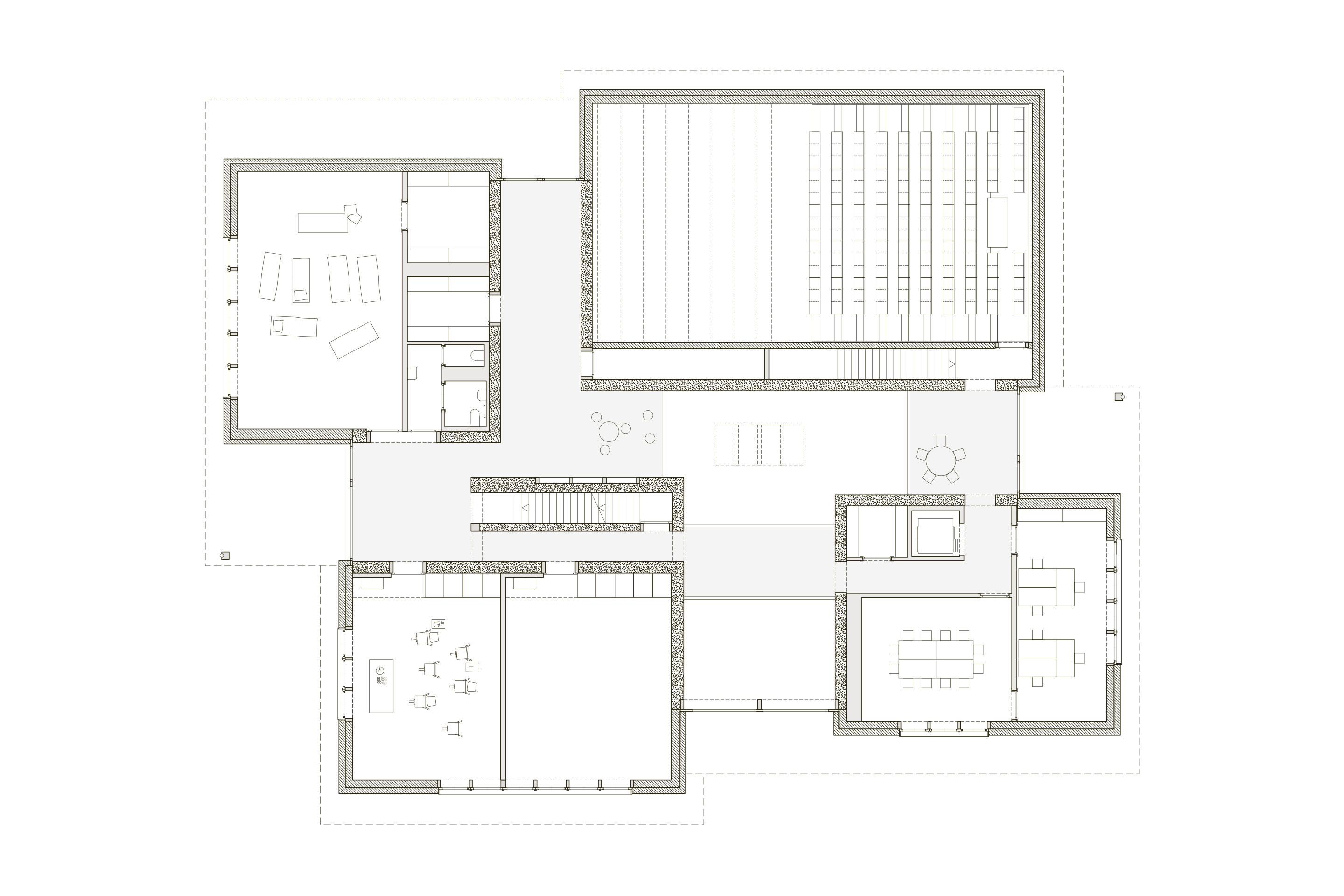 Grundriss erstes Obergeschoss, Quartierzentrum