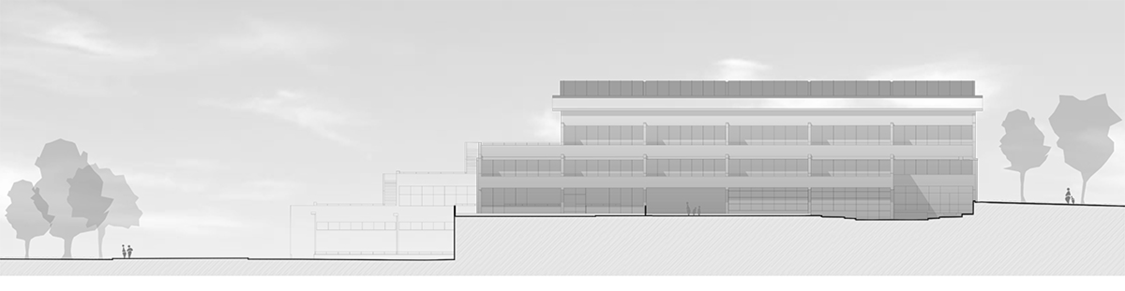 4. rango &amp;laquo;Chapeau&amp;raquo;, facciata sud (&amp;copy; DueA architetti)