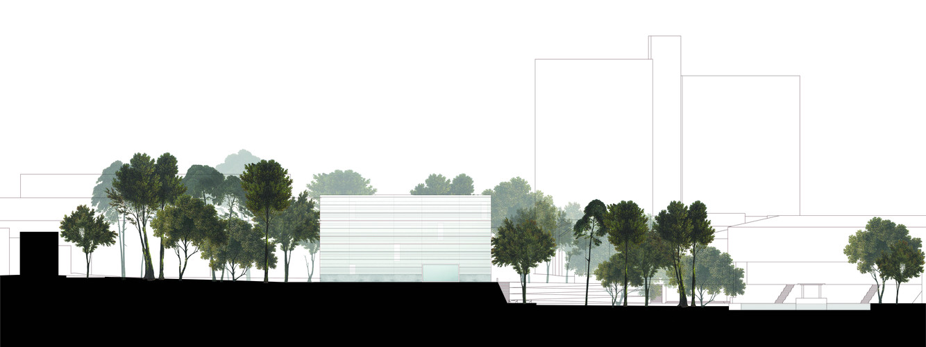 Siegerentwurf von Prof. Heike Hanada mit Prof. Benedict Tonon, Berlin.