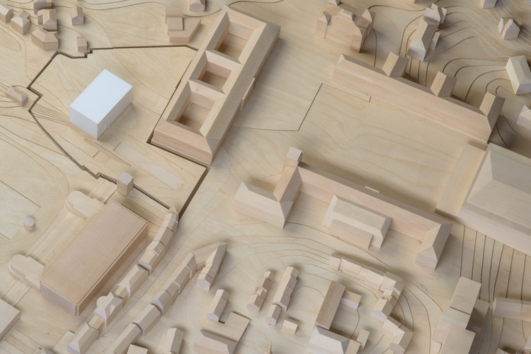 Modell neues Bauhaus-Museum Weimar, Siegerentwurf von Prof. Heike Hanada mit Prof. Benedict Tonon, Berlin.