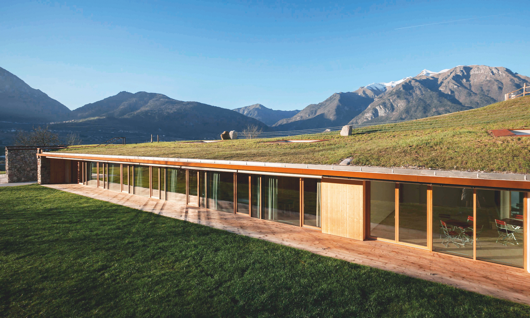 Der Versuch, Natur und Tourismus zu versöhnen: 3. Preis für die Casa Riga, Trentino (I).