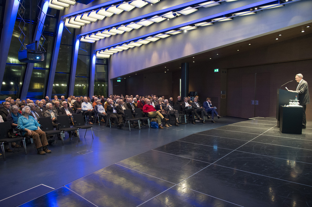 Der Bündner Regierungspräsident Martin Jäger bei seinem Grusswort.