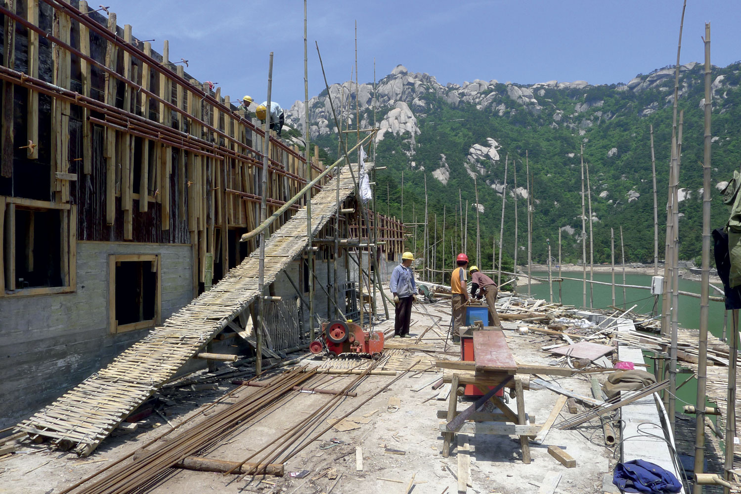 Les conditions climatiques et de chantier ont guidé la matérialité du projet.