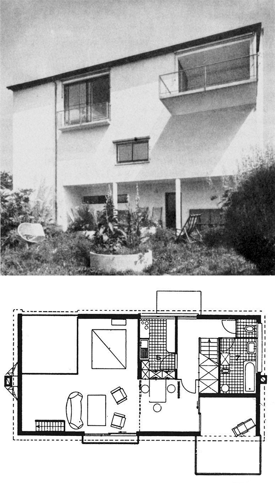 Max Bill, Casa con Atelier a Höngg, 1932.