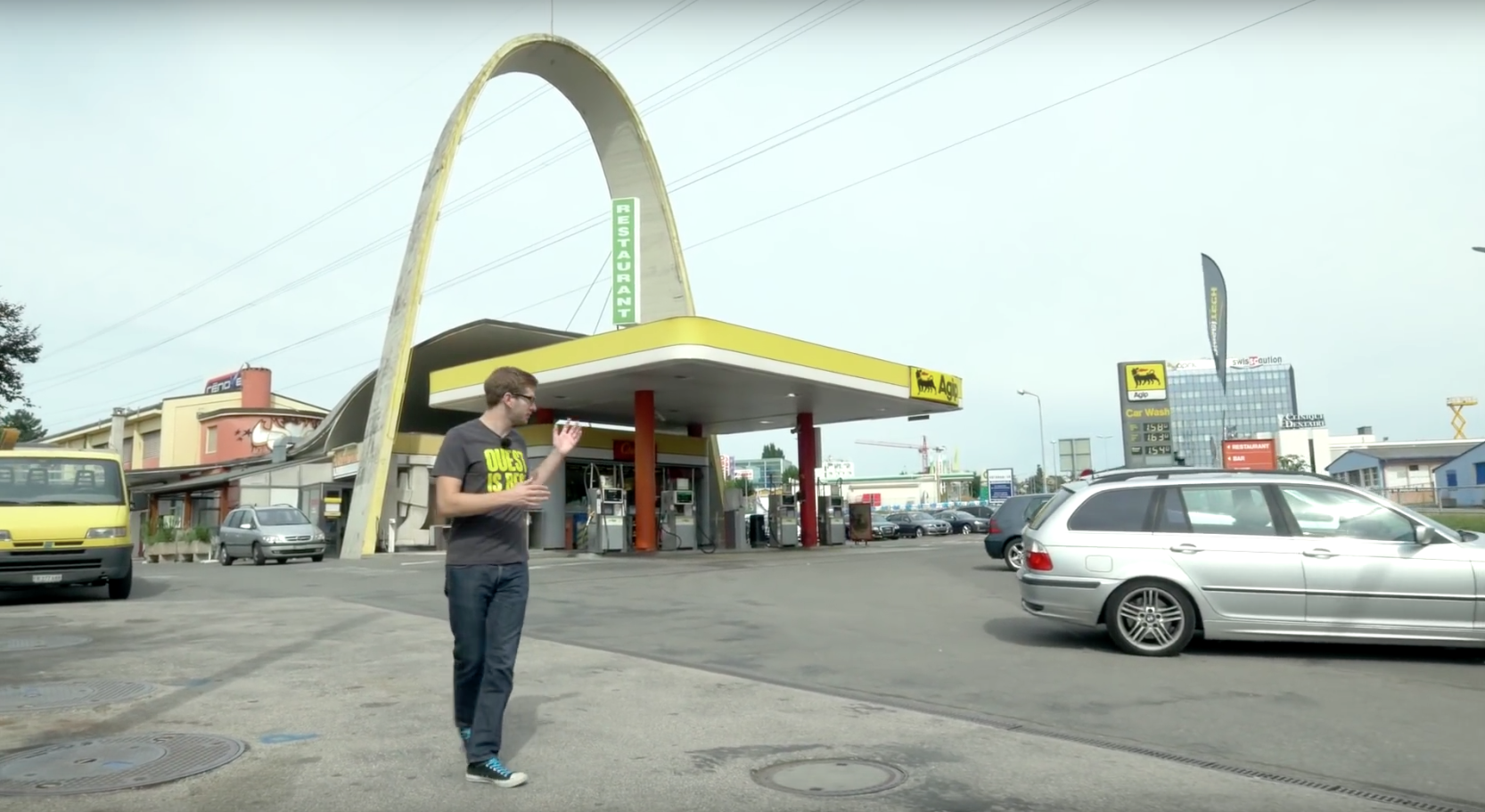 Image tirée du film "La conquête de l'Ouest" - Concours du film de poche, UNIL, de Thomas Wiesel et David Monti, produit par l'UNIL.