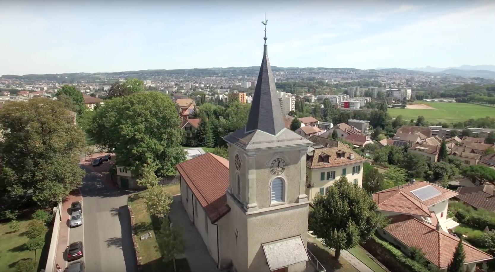 Image tirée du film "La conquête de l'Ouest" - Concours du film de poche, UNIL, de Thomas Wiesel et David Monti, produit par l'UNIL.