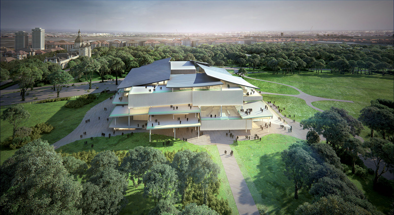 Nouvelle Galerie nationale par SAANA/Pelaga Bt.Liget