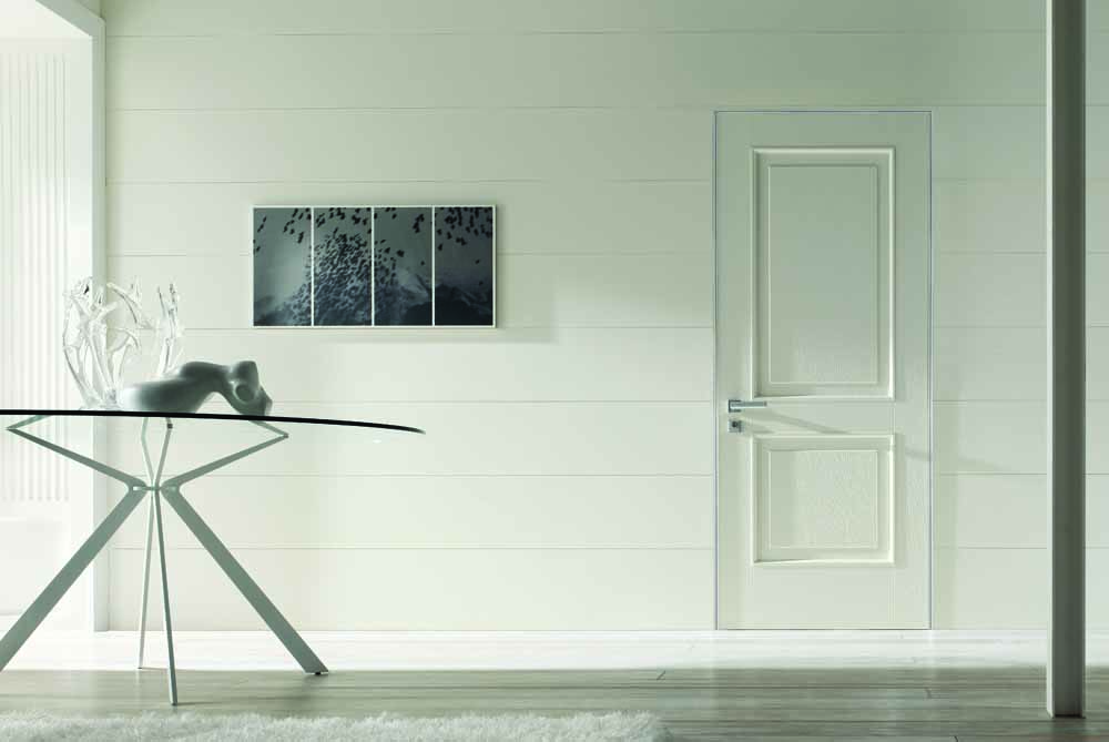 Porta blindata con cerniere a scomparsa Tekno, Oikos.