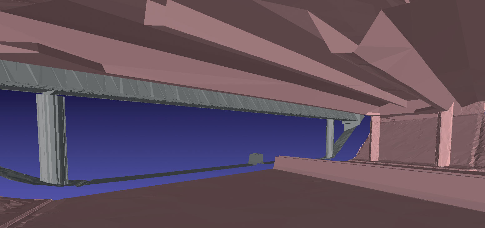 Modélisations du pont de la Blécherette sur l’A9