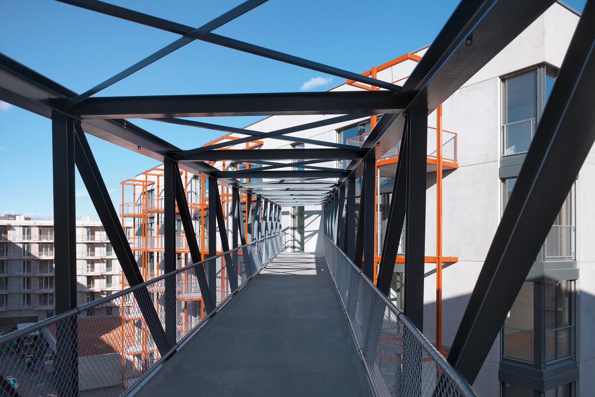 Mit den Fussgängerbrücken sollen neue Wohnformen und Nachbarschaften entstehen.