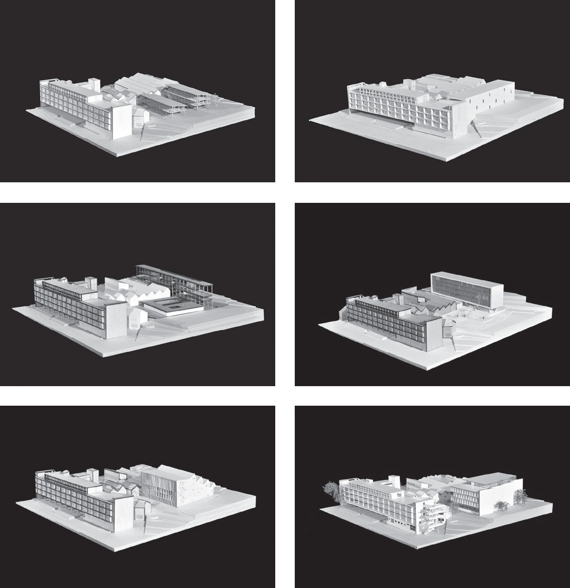 EPFL-ENAC-SAR, Atelier Graf, usine Claude et Duval, projet de réaffectation et extension, étudiants (dans l’ordre) : Domenico Lombardo et Jean-Yves Pascalis, Marie-Laure Alleman et Virginie Bally, Eloïse Barry et Vincent Bourassa, Laetitia Berger et Olivier Seydoux, Chantal Blanc et Cyrielle Froidevaux, Luc Carpinelli et Arnaud Scheurer