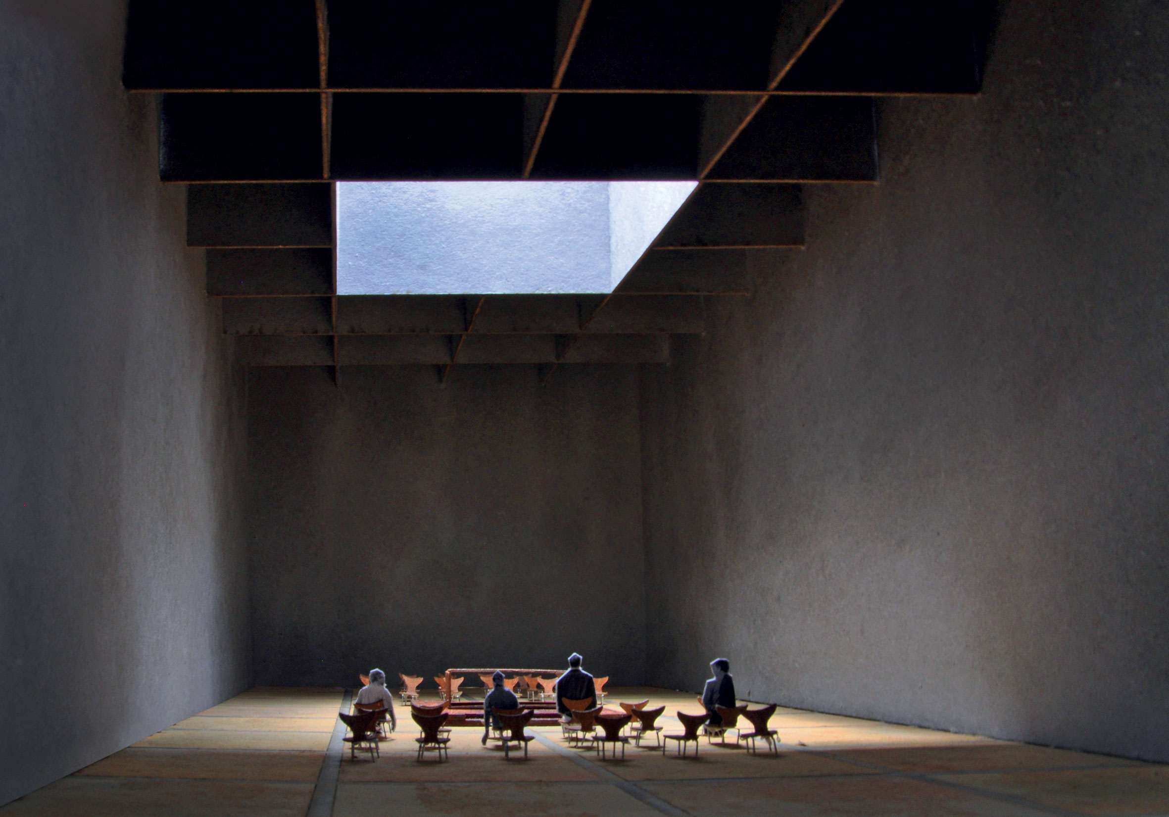 USI-Accademia di Architettura, Atelier Boesch (Martin Boesch, professeur ; Francesco Fallavollita, Laura Lupini,assistants), Massilo dans l’ancien port, Rotterdam, 1910, J.P. Stok, 1930, Johannes Andreas Brinkman, Leendert Cornelis van der Vlugt, 1952. La démolition du bâtiment reviendrait trop coûteuse pour la ville de Rotterdam. Les projets des étudiants explorent les possibilités de réaffectation et requalification du quartier. La réflexion à l’échelle urbaine se fait dans le respect du cara