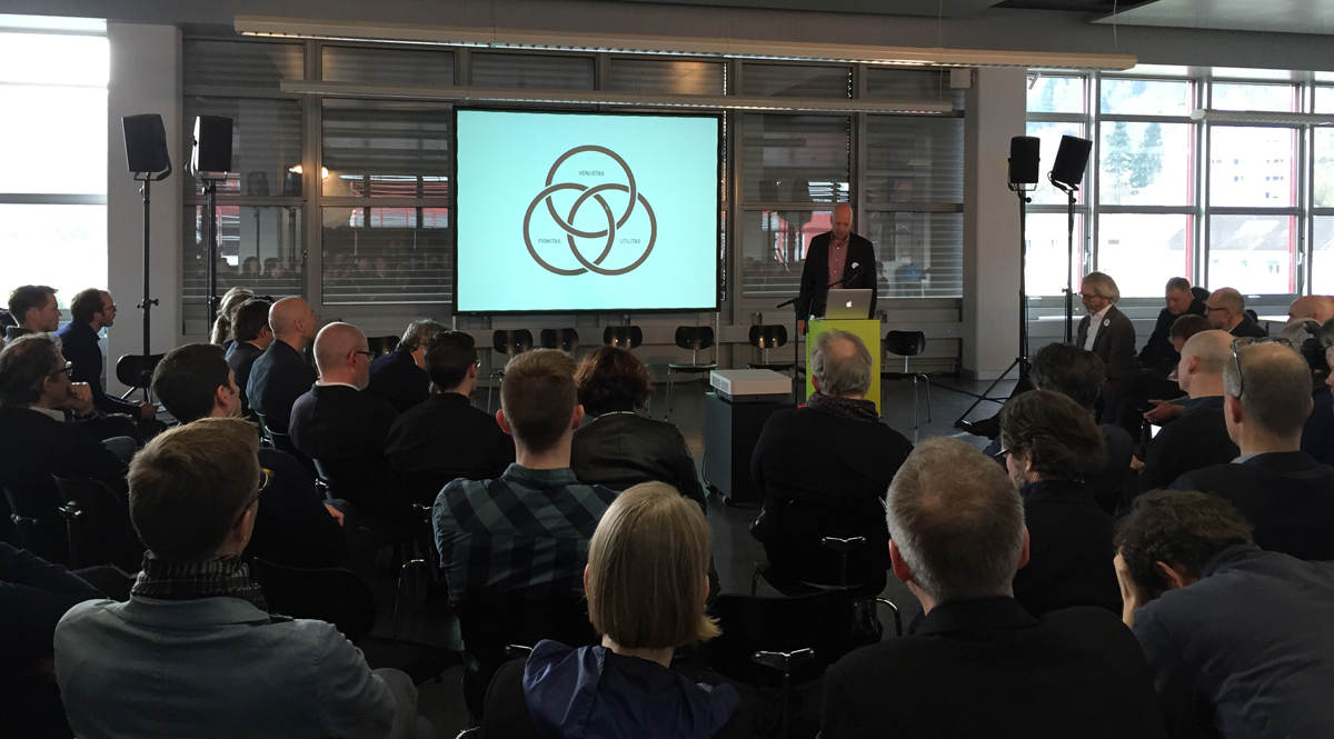 Urs Primas beantwortet mit Vitruv die Frage, welche Kompetenzen angehende Architektinnen und Architekten nach dem Studium aufweisen sollten.