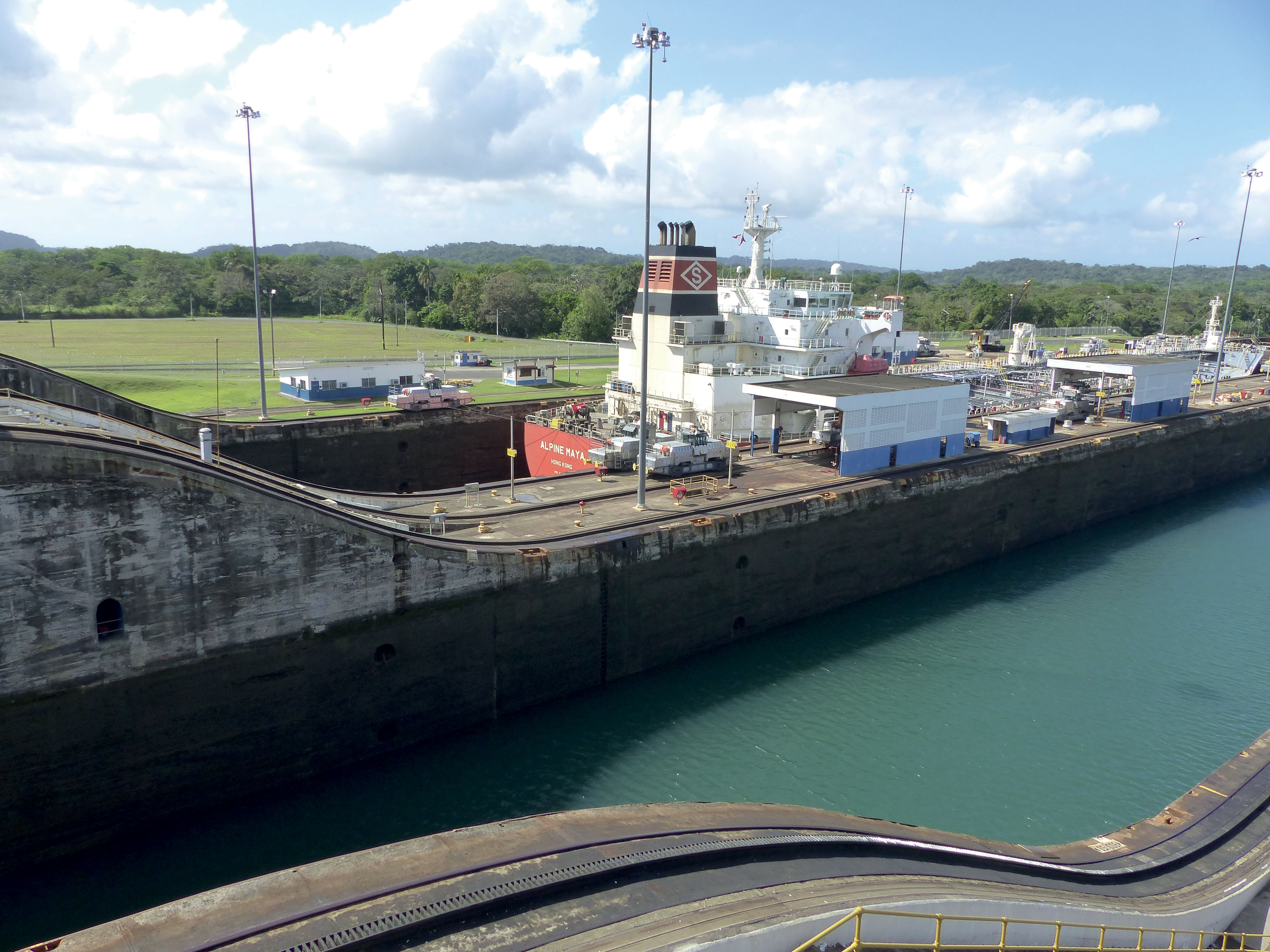 Les écluses Gatun, côté Atlantique