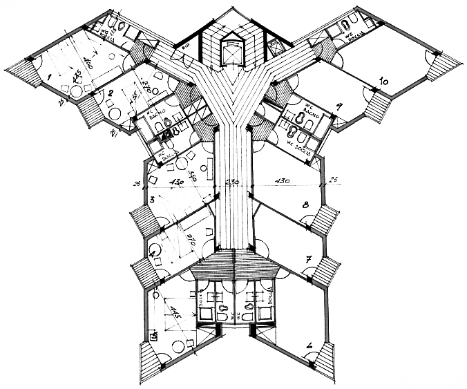 Tita Carloni, Albergo Arizona a Lugano, 1959.