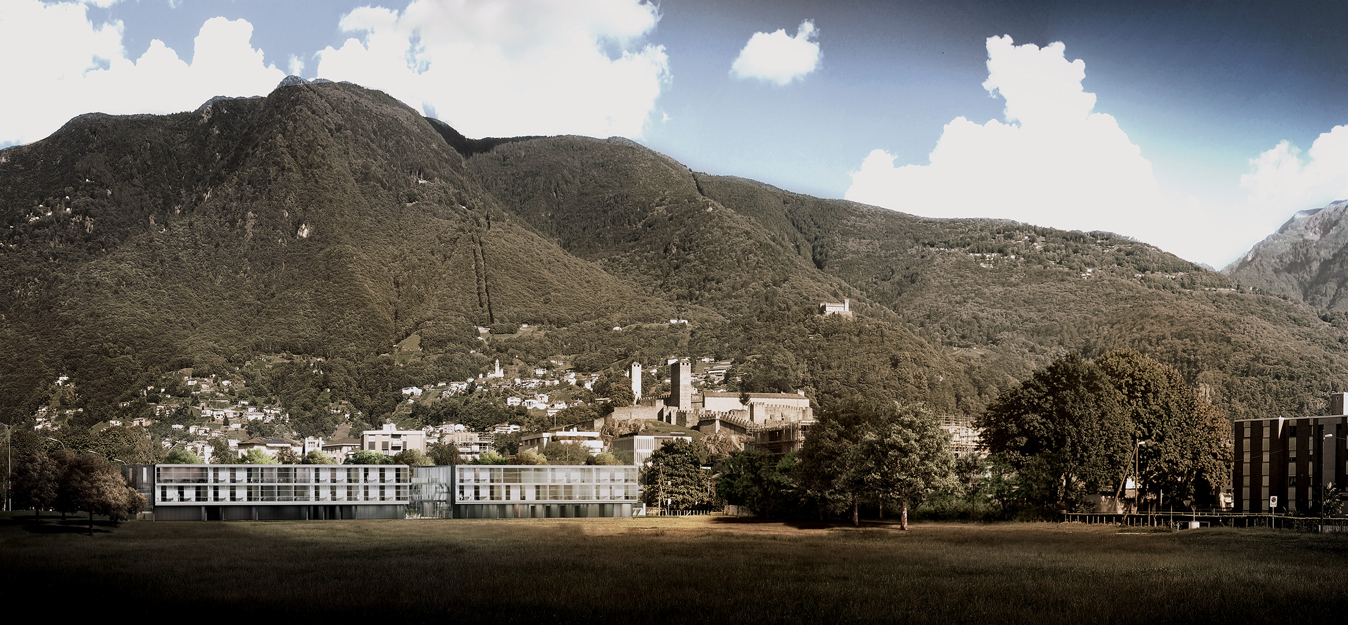 Render del progetto dell'IRB.