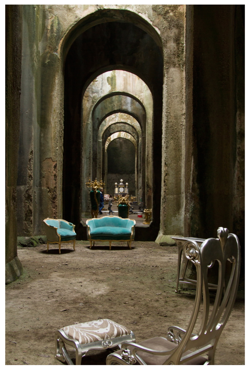 Stimmungsbild während der Ausstellungsvorbereitung.