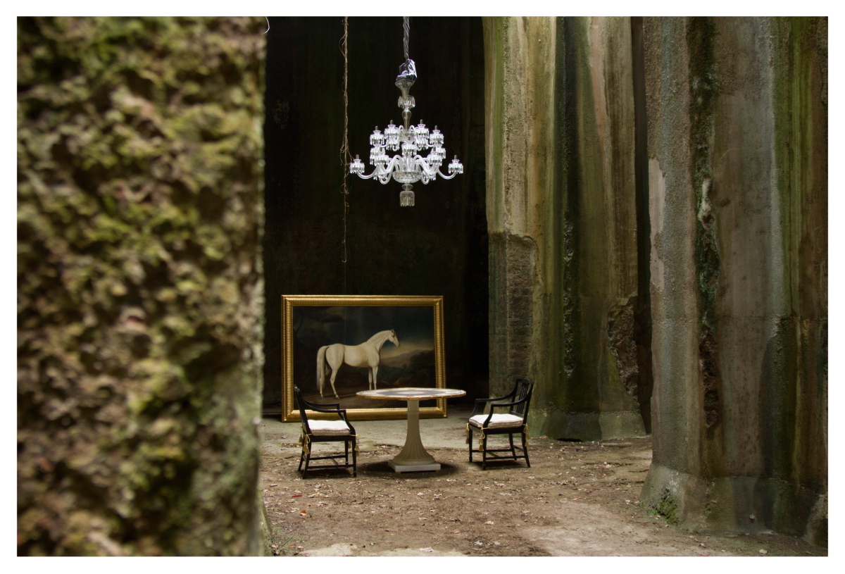 Stimmungsbild während der Ausstellungsvorbereitung.