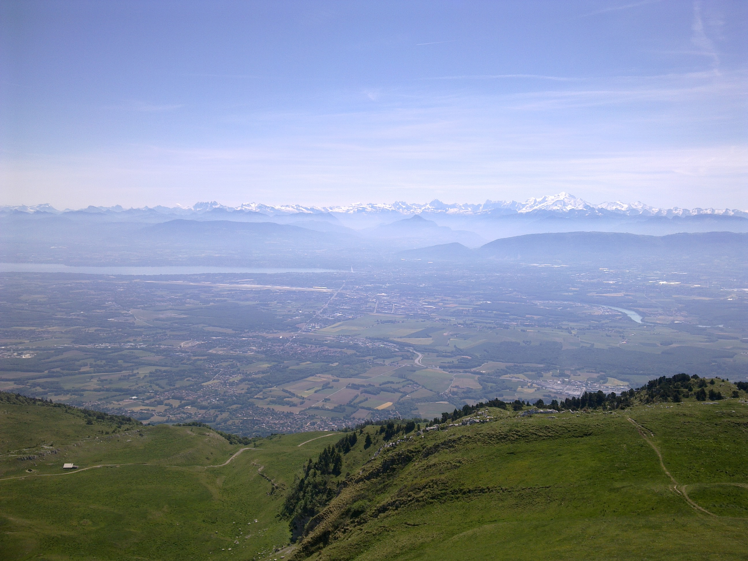 L’agglomération franco-valdo-genevoise, vue du Jura