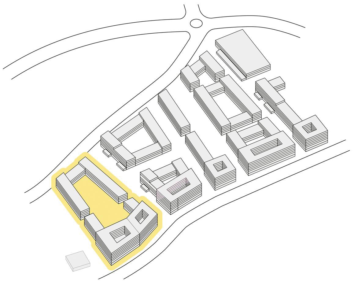 Au sein du PPA 1, plusieurs pièces urbaines sont délimitées