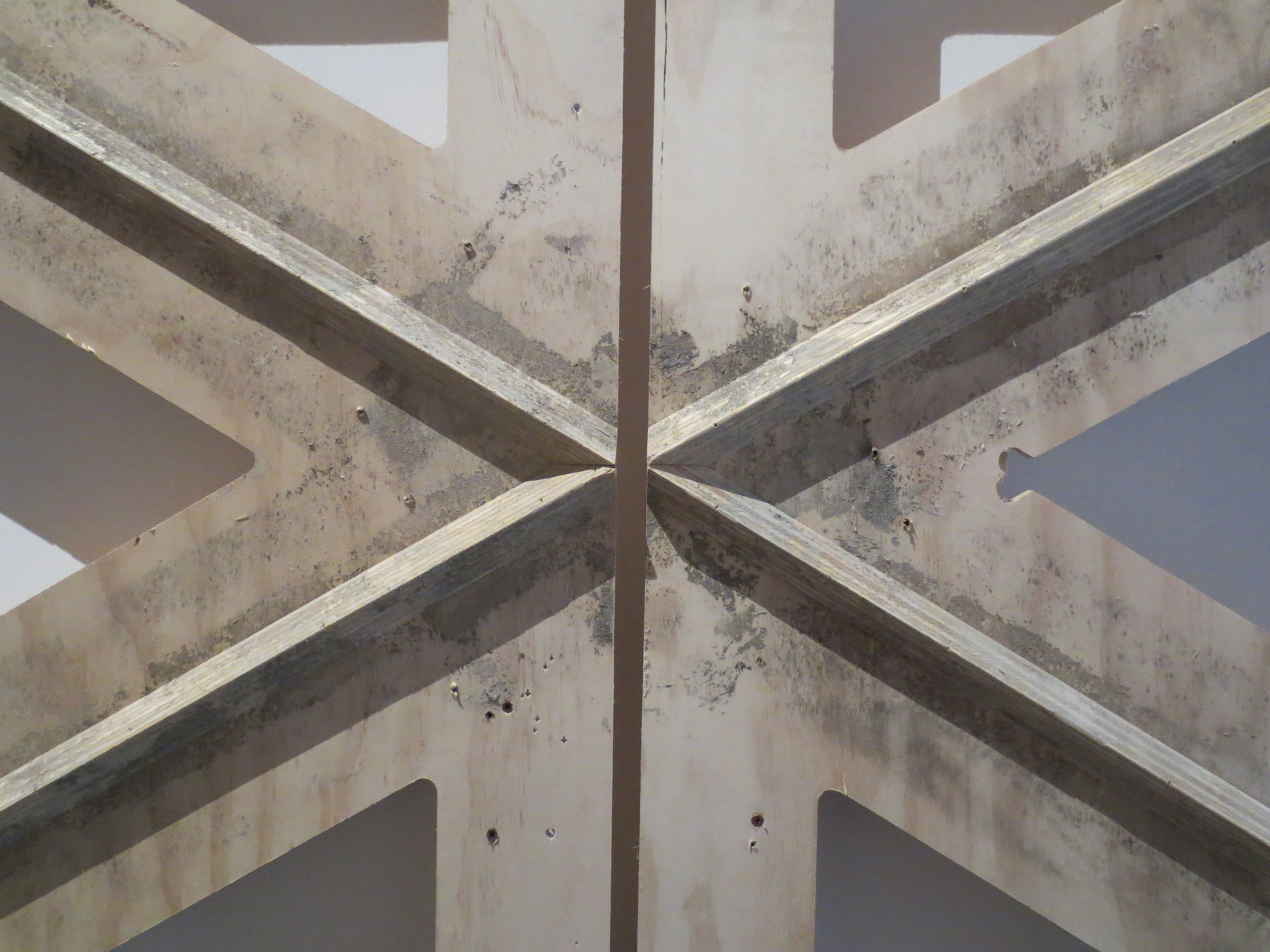 Die Holzschalung ist wiederverwendbar.