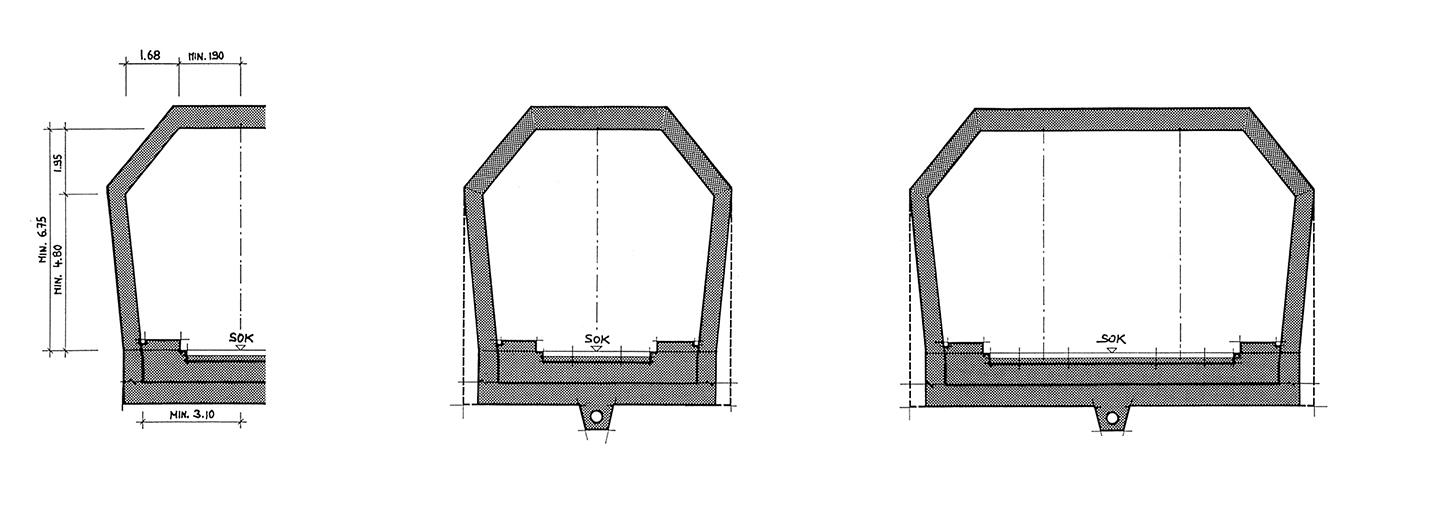 Principio di costruzione geometrica dei profili di tunnel poligonali.