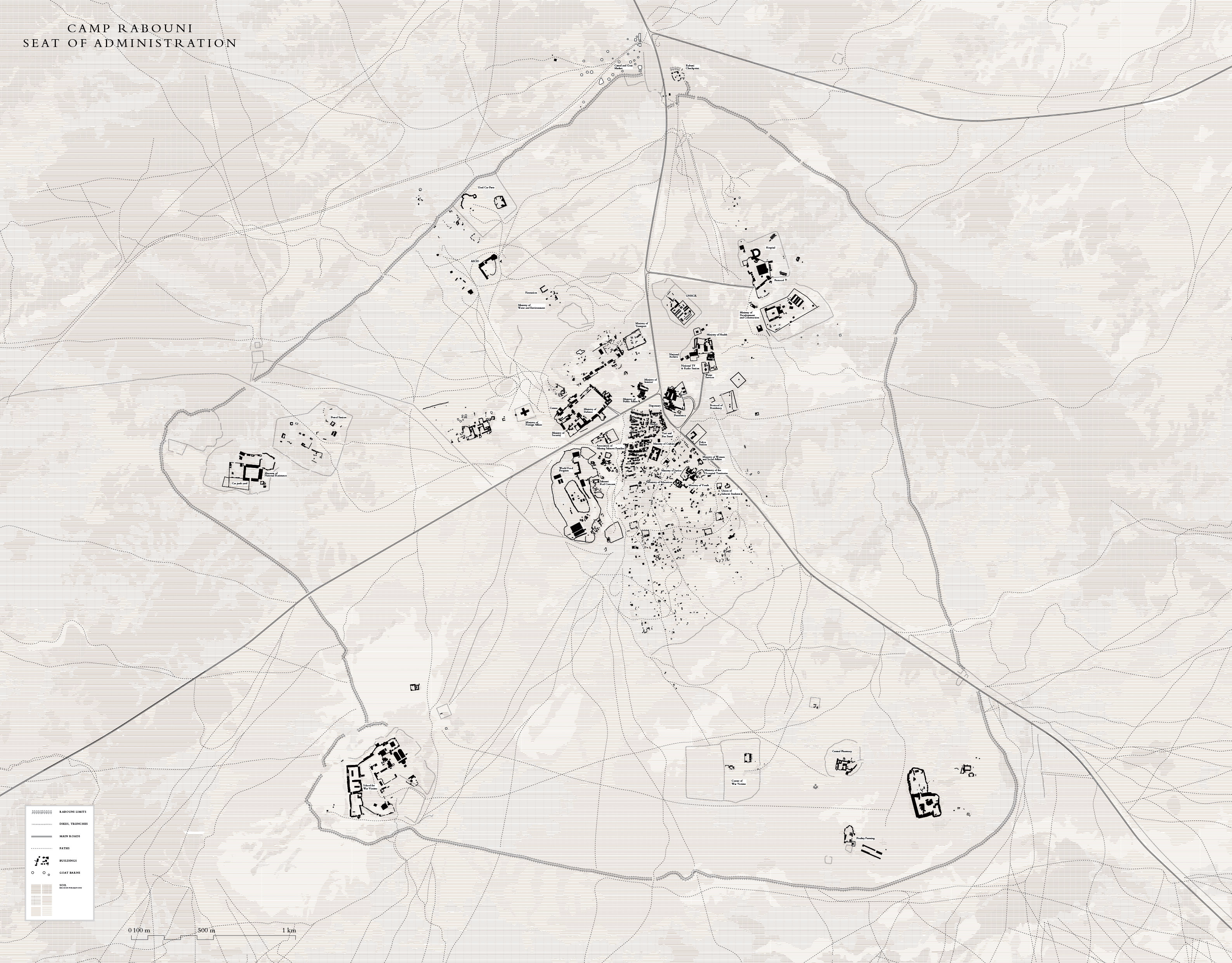 Le camp Rabouni, Manuel Herz Architects
