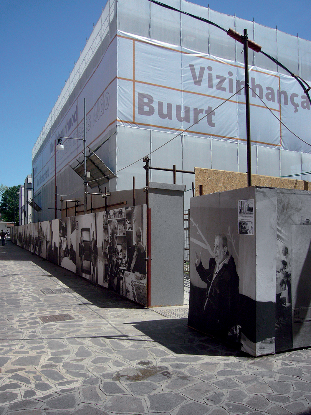 Vista dall'esterno del padiglione portoghese alla Giudecca.