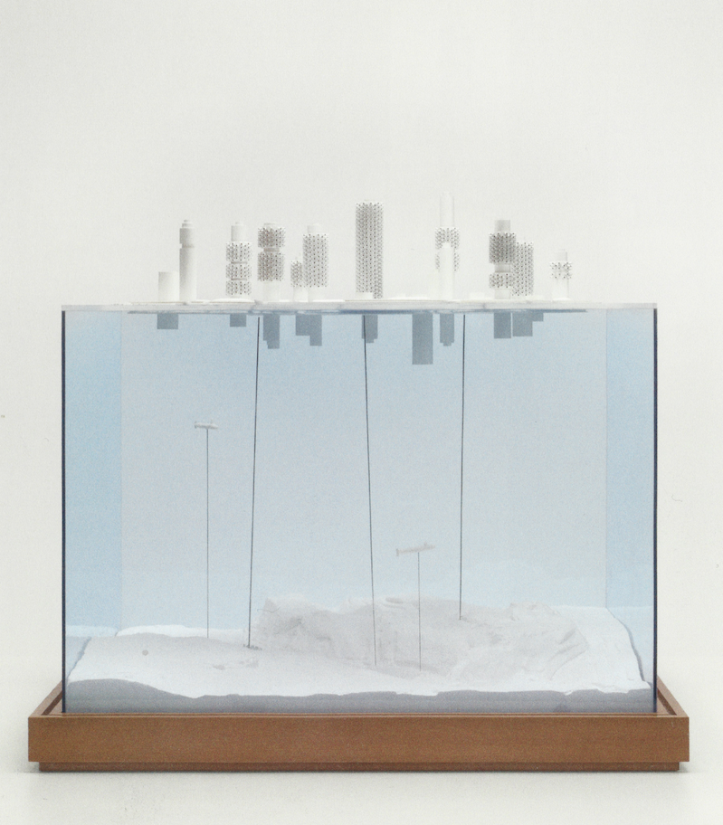 Maquette du projet Marine City,1968