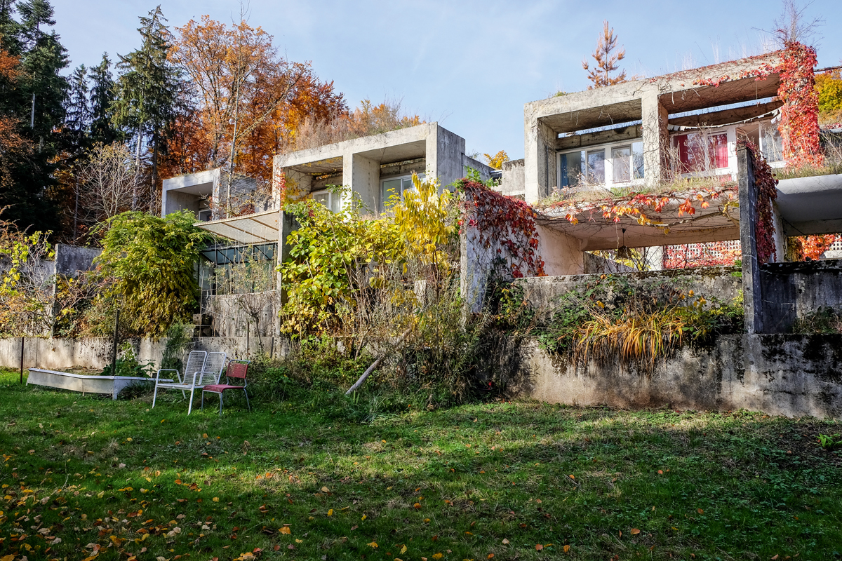 Eine dichte Wohnsiedlung: Halen in Bern (1961), entworfen von Atelier 5.