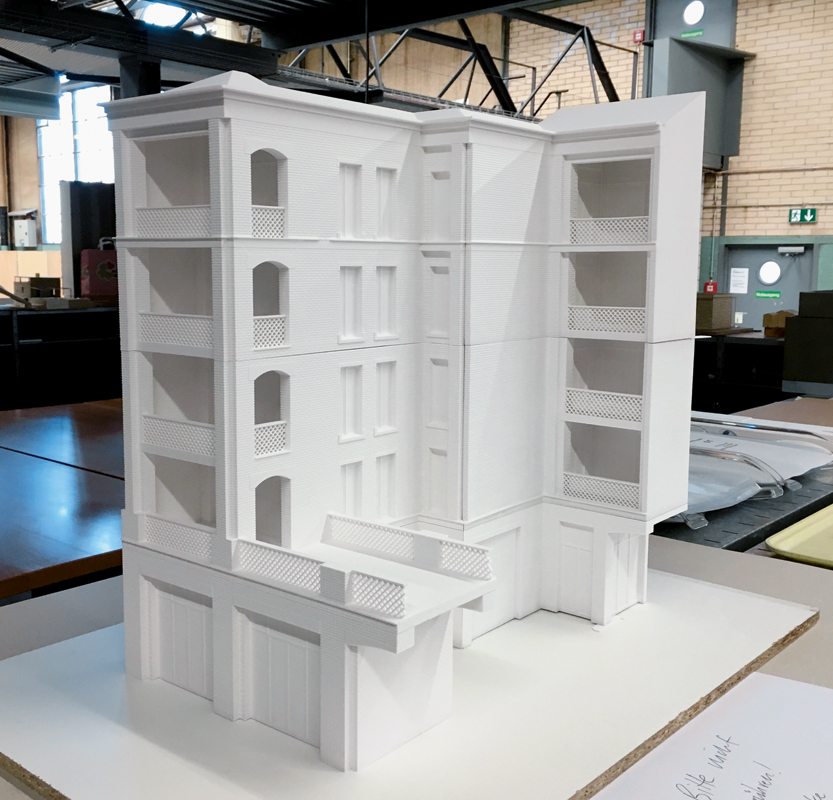 Architekturstudierende der ZHAW haben 3-D-Druck zum Modellbau eingesetzt.